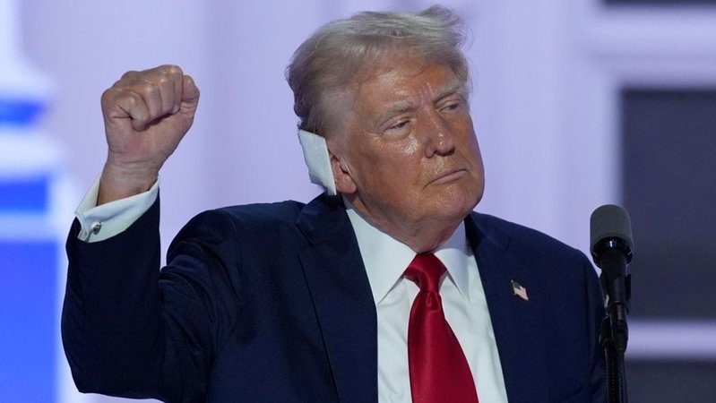 Donald Trumps Rede beim Republikaner-Parteitag | Bild: dpa-Bildfunk/J. Scott Applewhite Donald Trumps Rede beim Republikaner-Parteitag