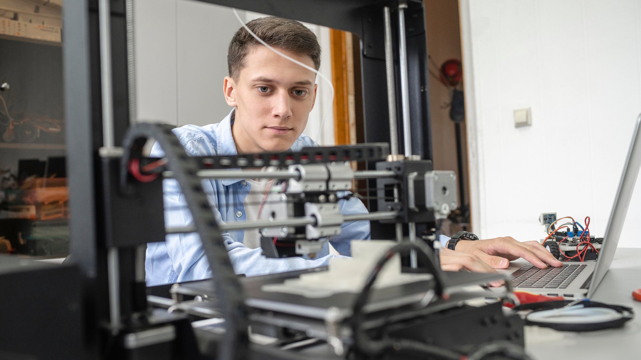 Symbolbild: Arbeiten am 3D-Drucker