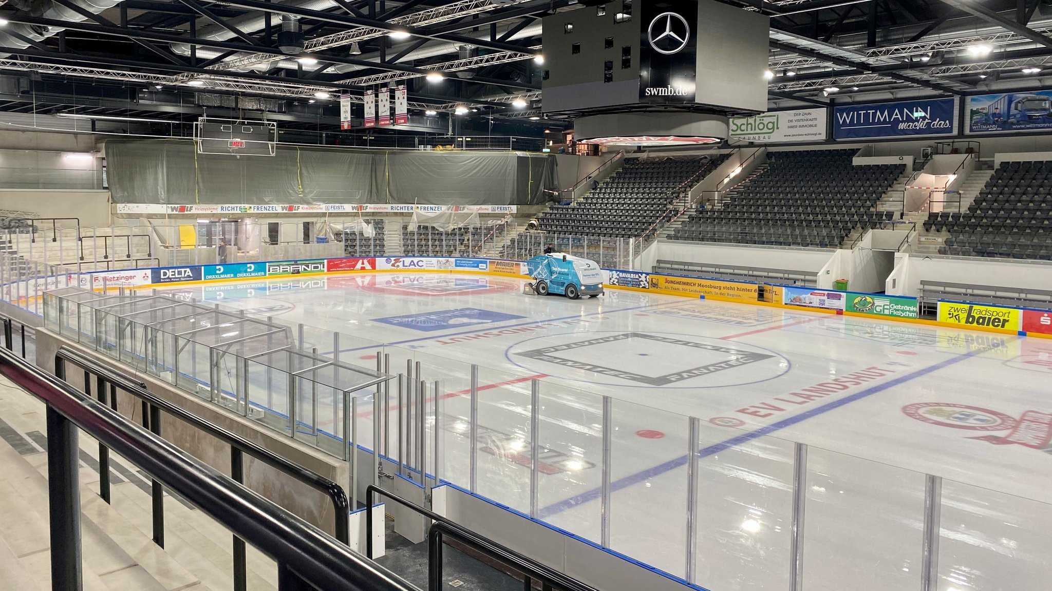 Das Eisstadion in Landshut