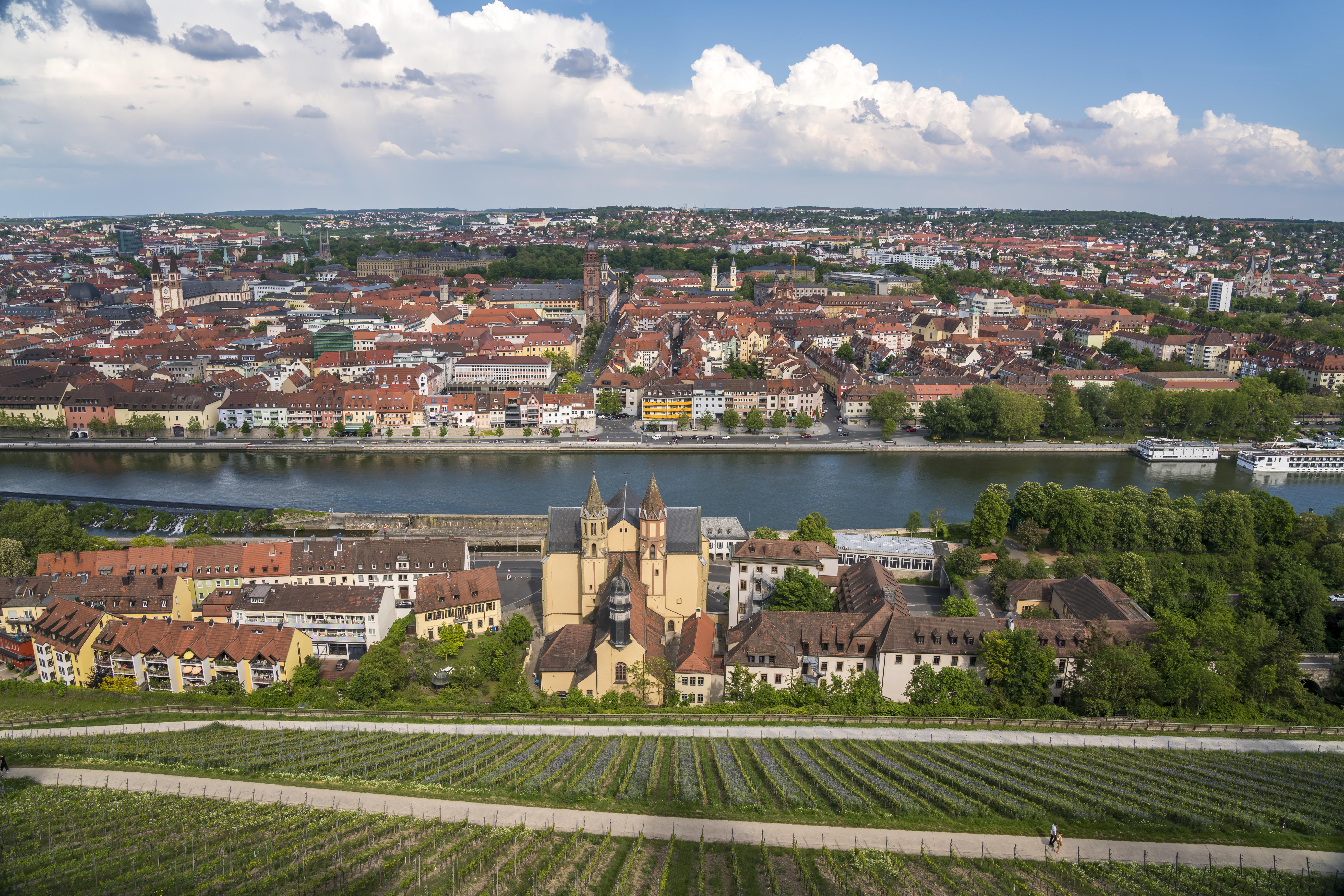 Blick auf Würzburg