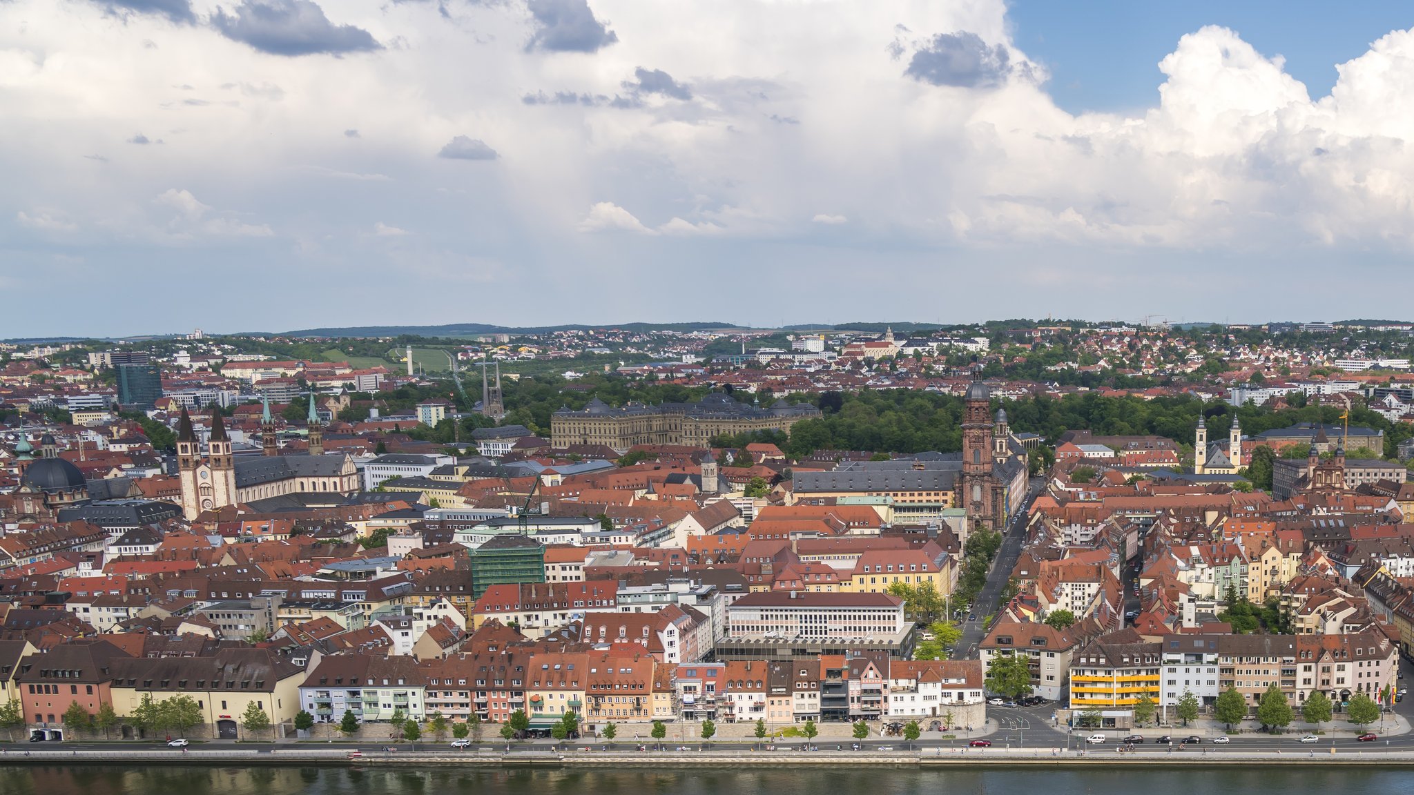 Blick auf Würzburg