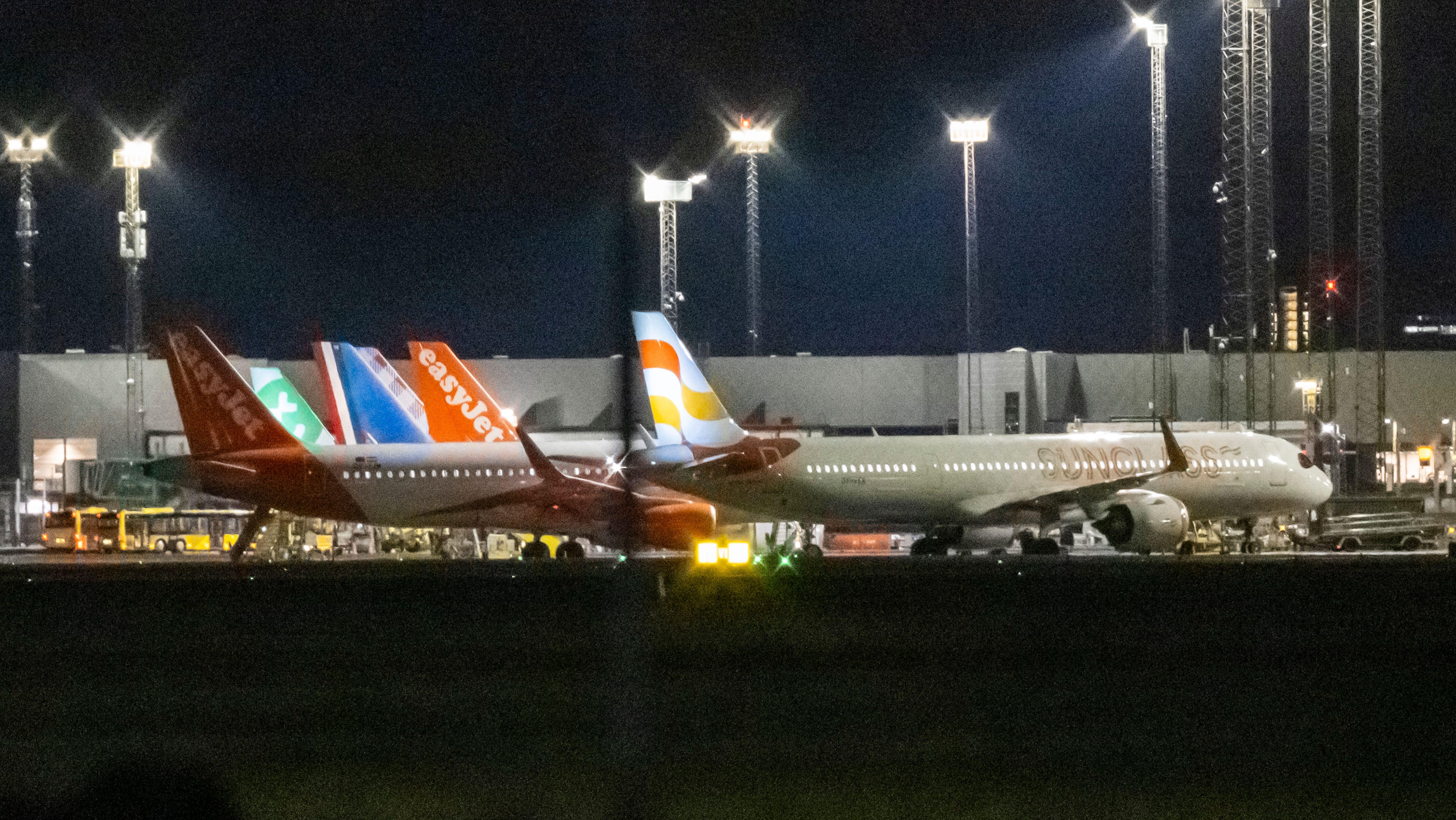 Flugzeuge am Flughafen Kopenhagen