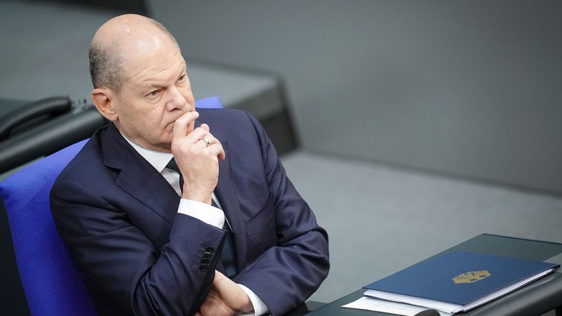 Zu Diplomatie aufgefordert: Bundeskanzler Olaf Scholz (SPD)