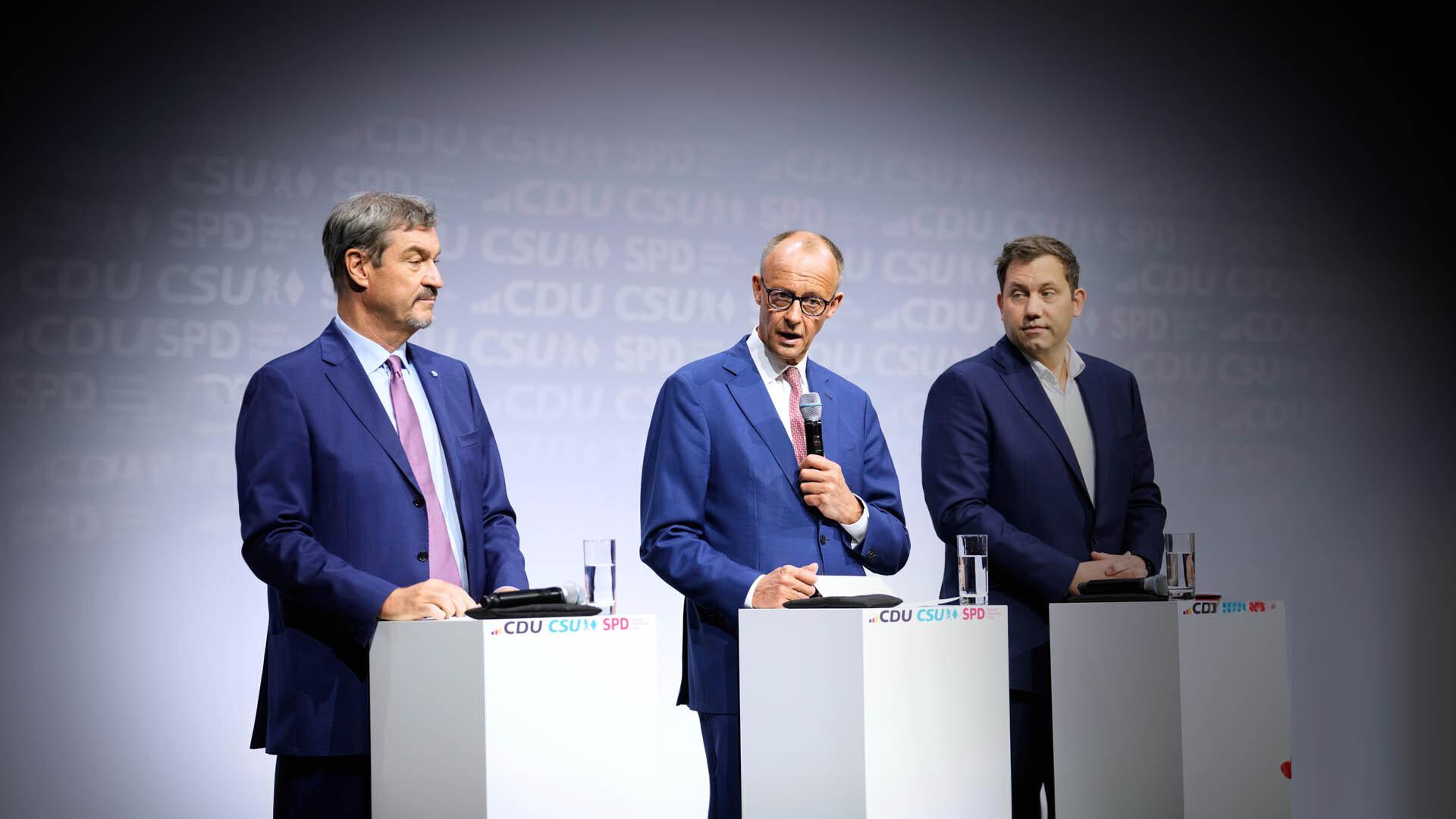 Die schwarz-rote Bundesregierung ist am Mittwoch 100 Tage im Amt. 