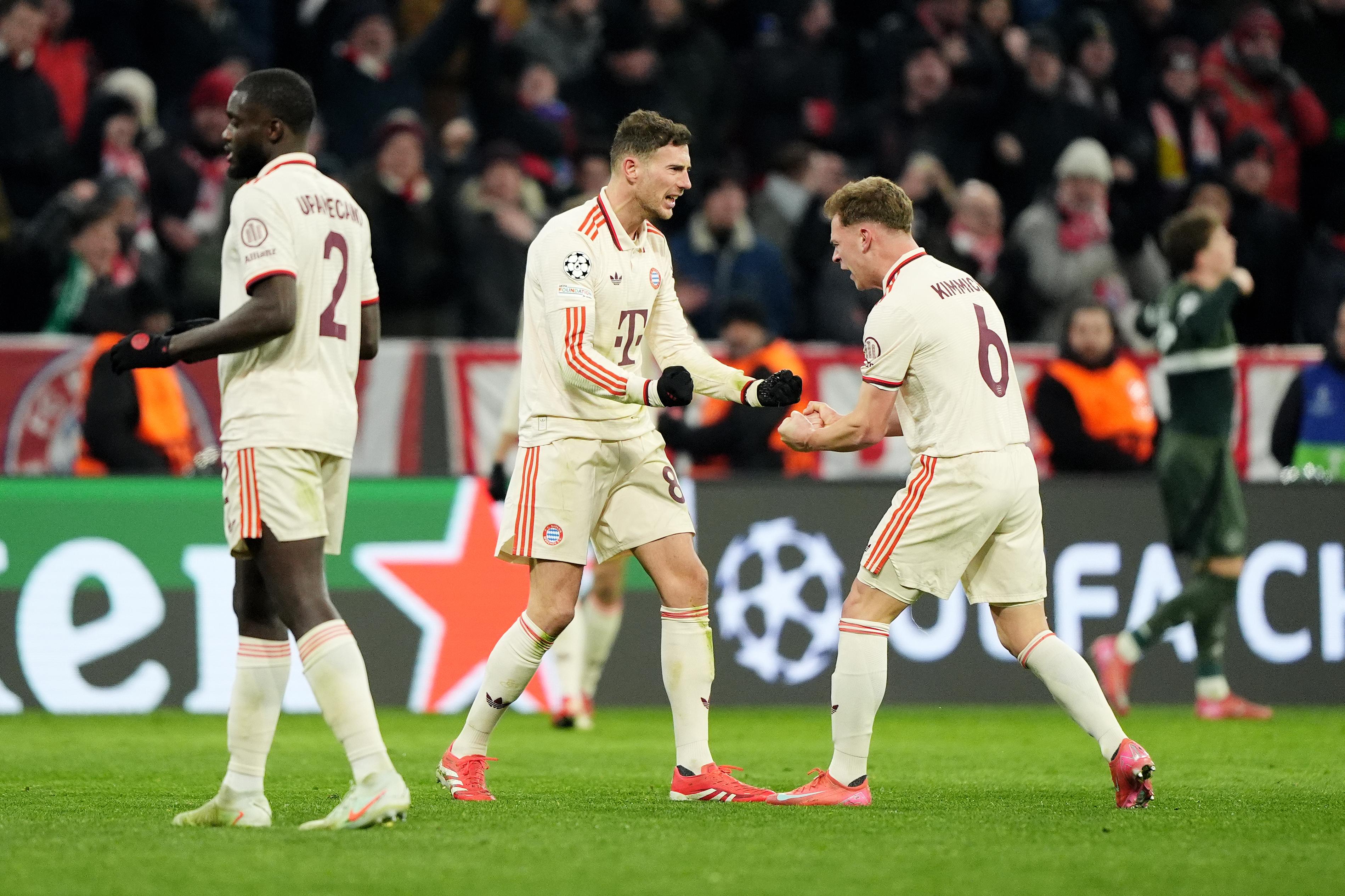 Leon Goretzka (l.) und Joshua Kimmich beim FC Bayern