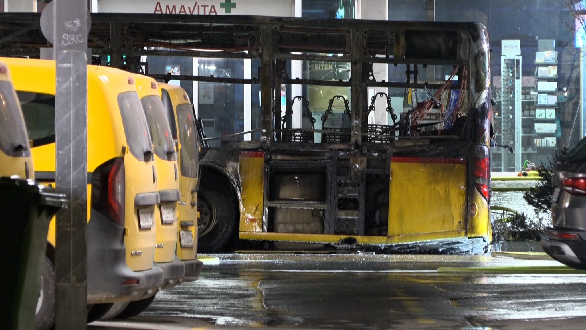 Busbrand in der Schweiz