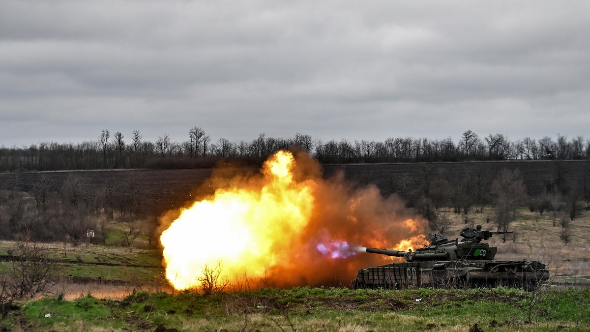 Angriffsübung der ukrainischen Streitkräfte (29.03.2023)