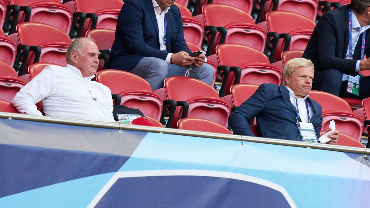 Uli Hoeneß und Oliver Kahn beim Champions League Finale 2020