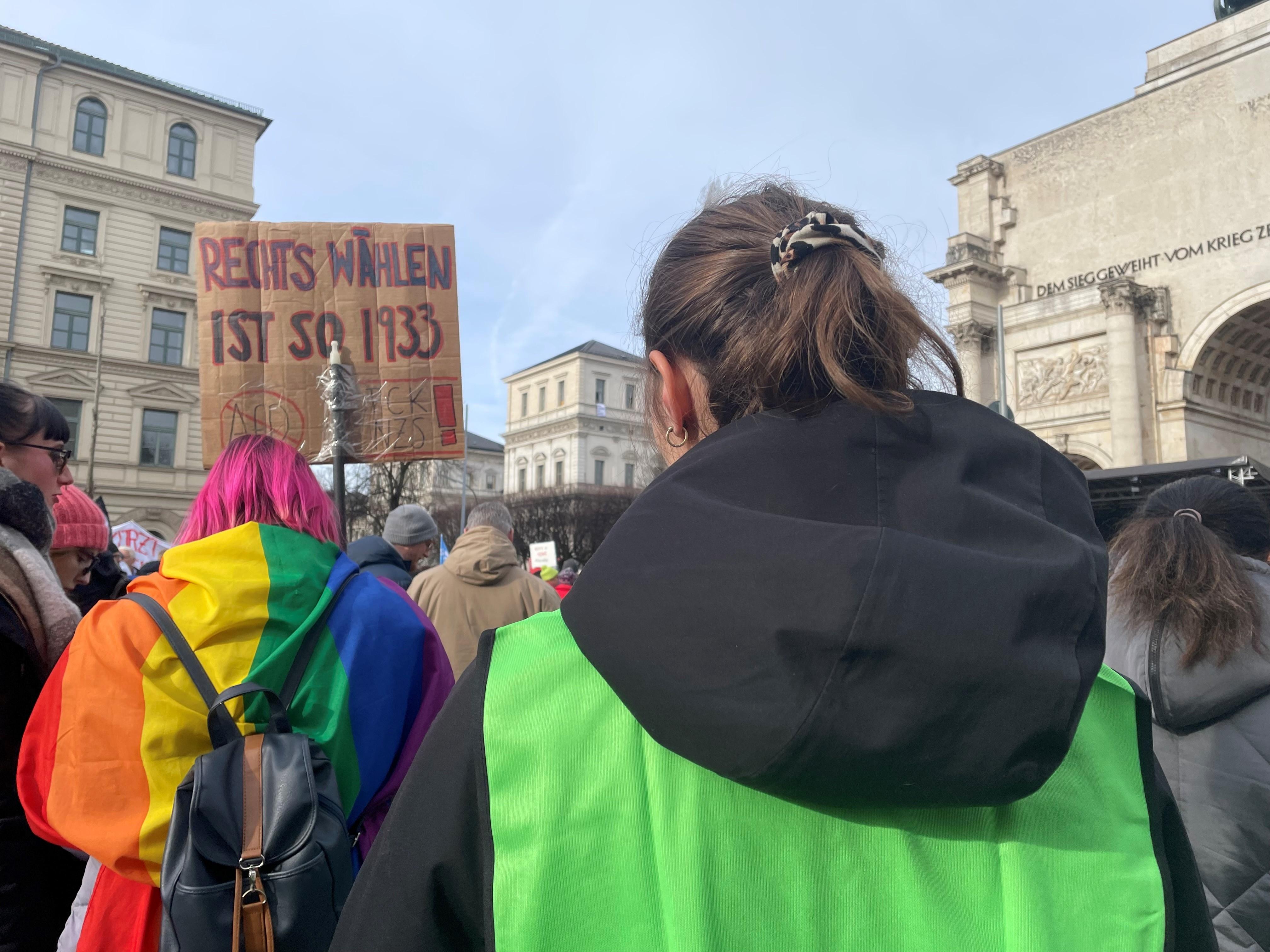 Demonstration in München