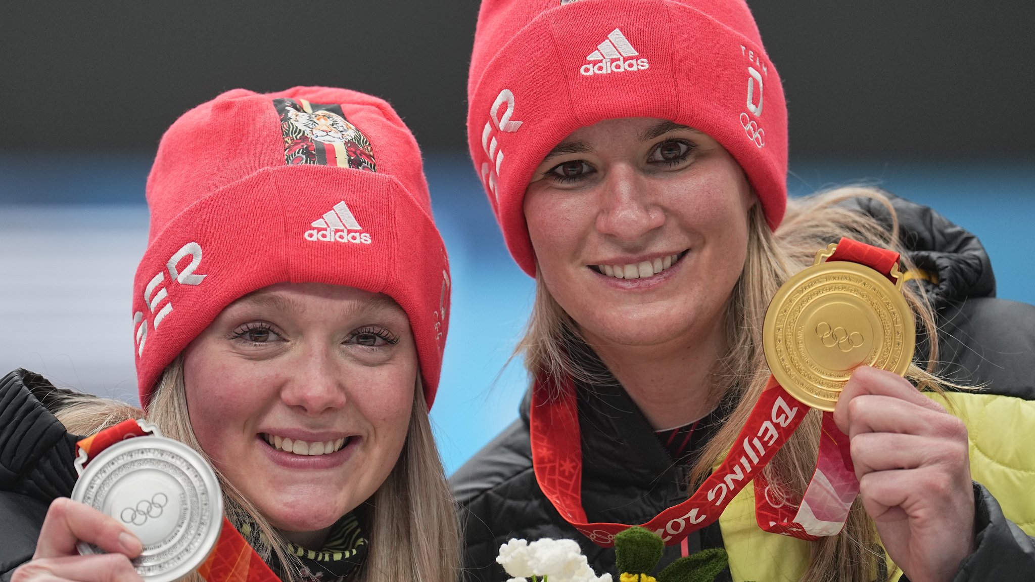 Anna Berreiter und Natalie Geisenberger