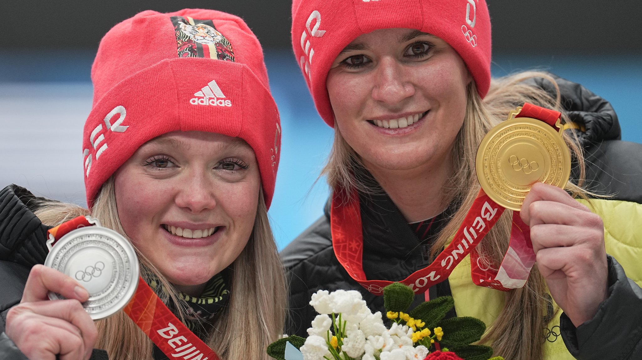 Anna Berreiter und Natalie Geisenberger