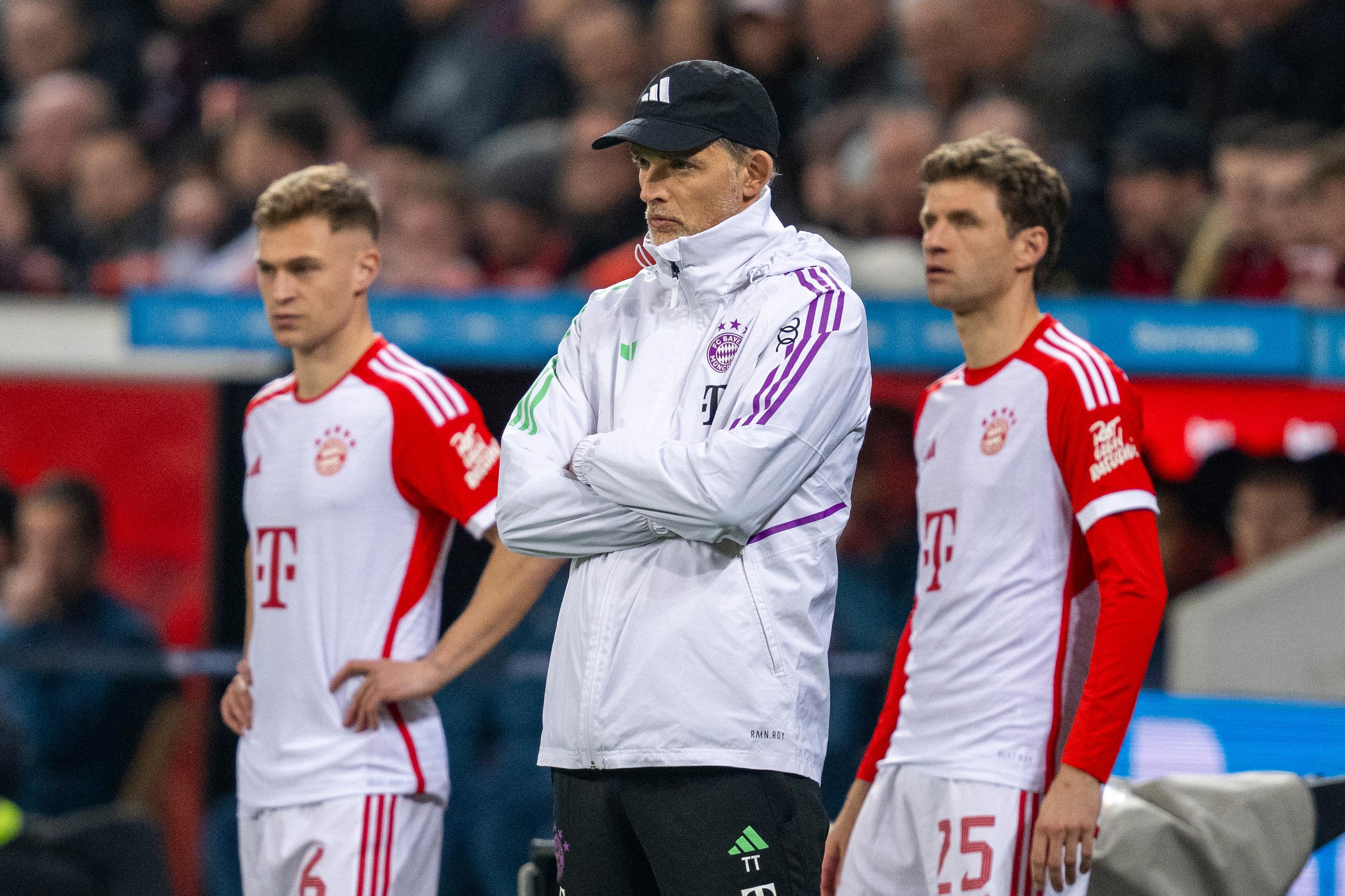 Joshua Kimmich, Thomas Tuchel und Thomas Müller