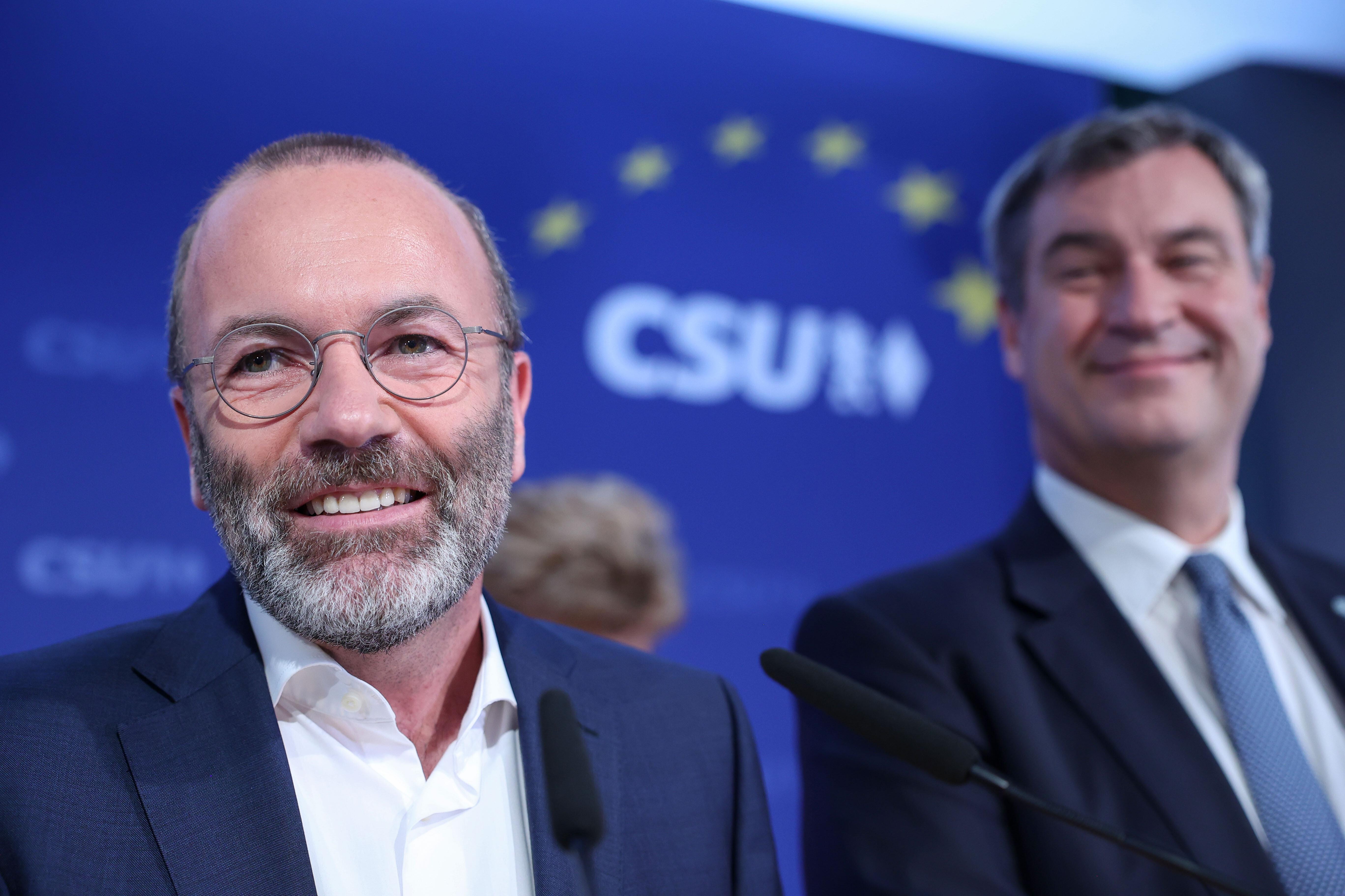 Archivbild: Manfred Weber und Markus Söder