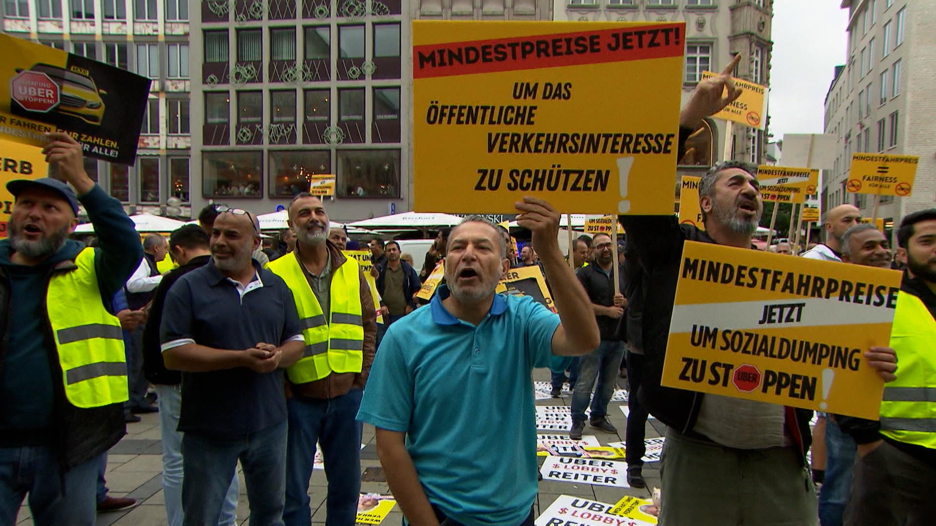 Mindestpreis-Pläne für Uber & Co in München auf der Kippe