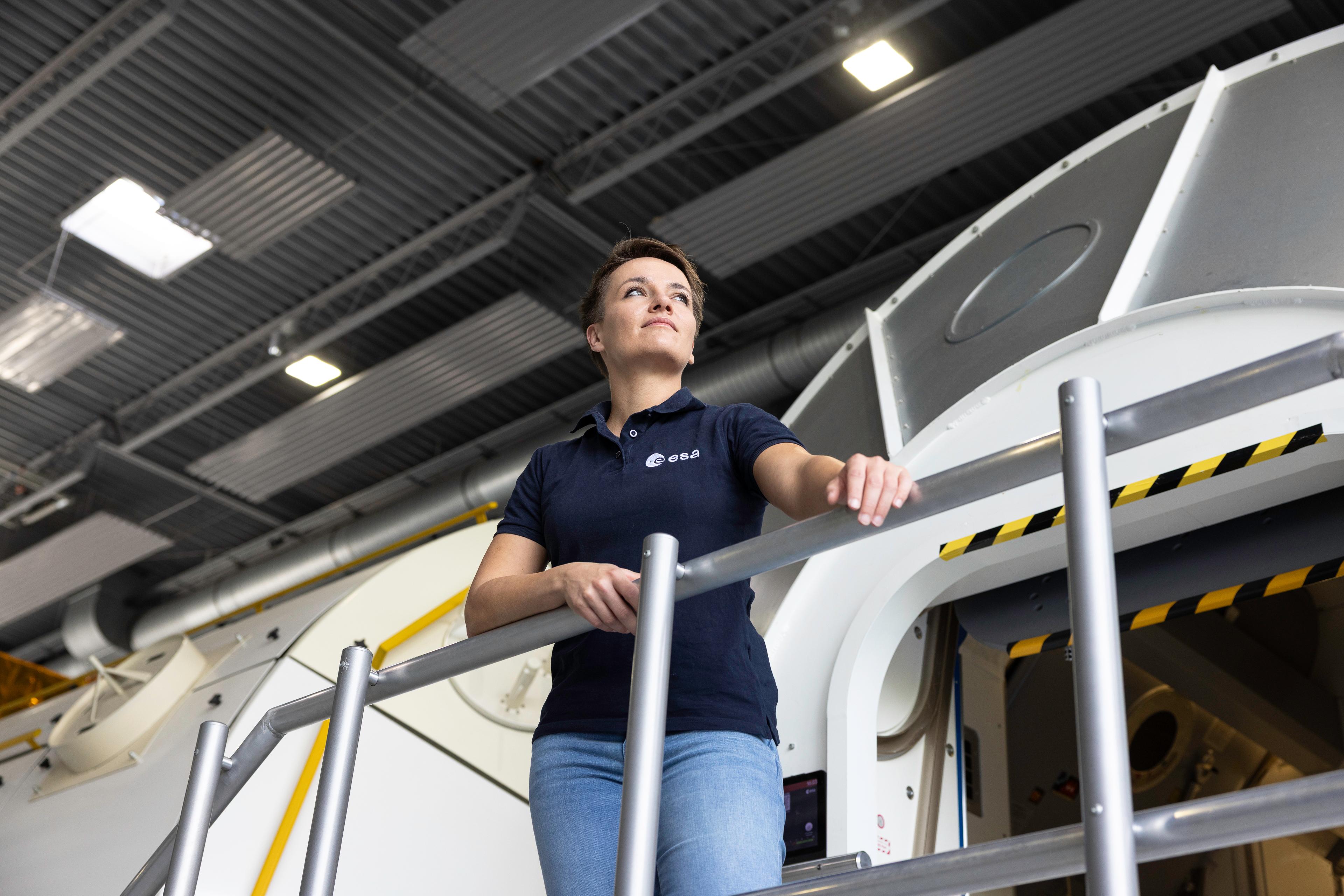 Reserve-Astronautin Amelie Schoenenwald 