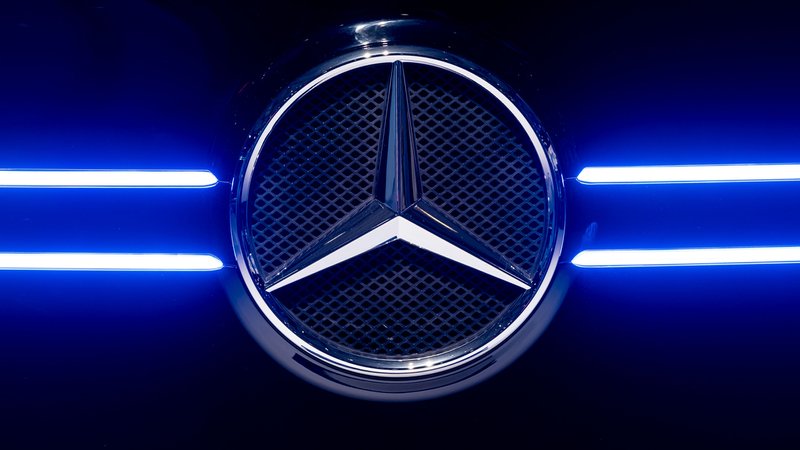 Logo der Autofirma Mercedes Benz