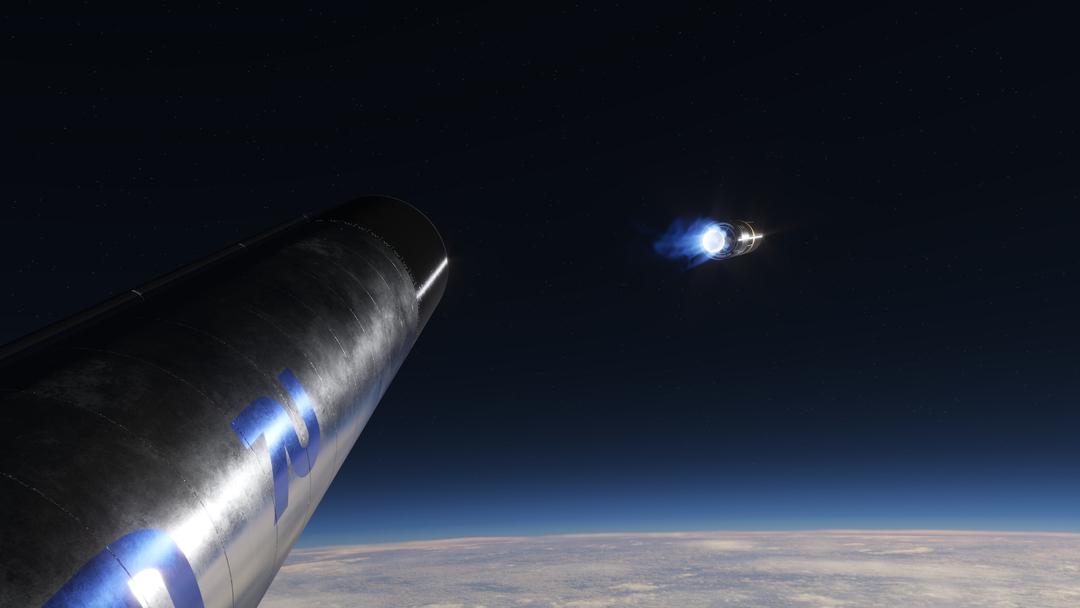 Rakete des Start-ups Rocket Factory Augsburg.