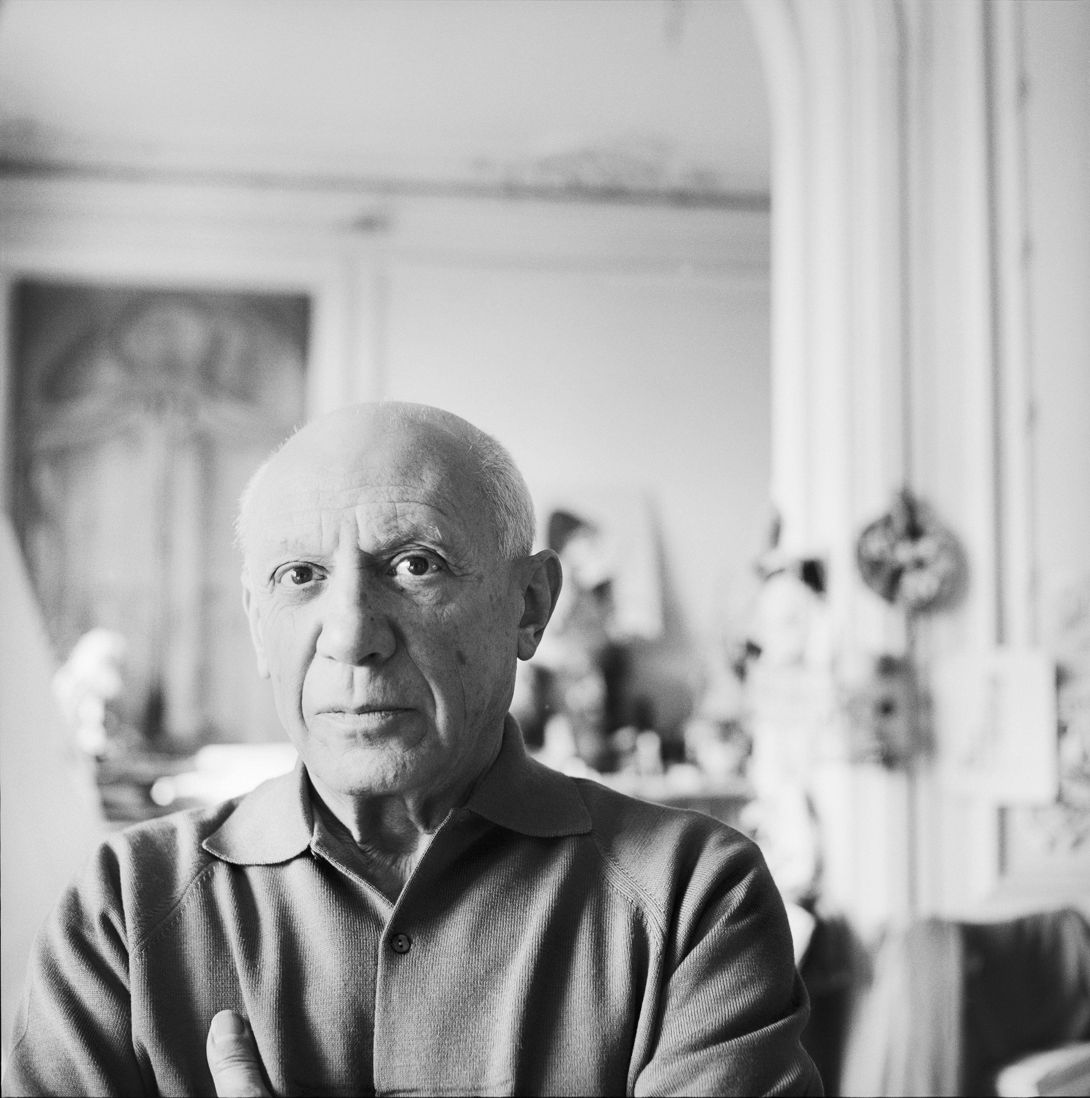 Der Meister selbst: Pablo Picasso im Jahr 1957