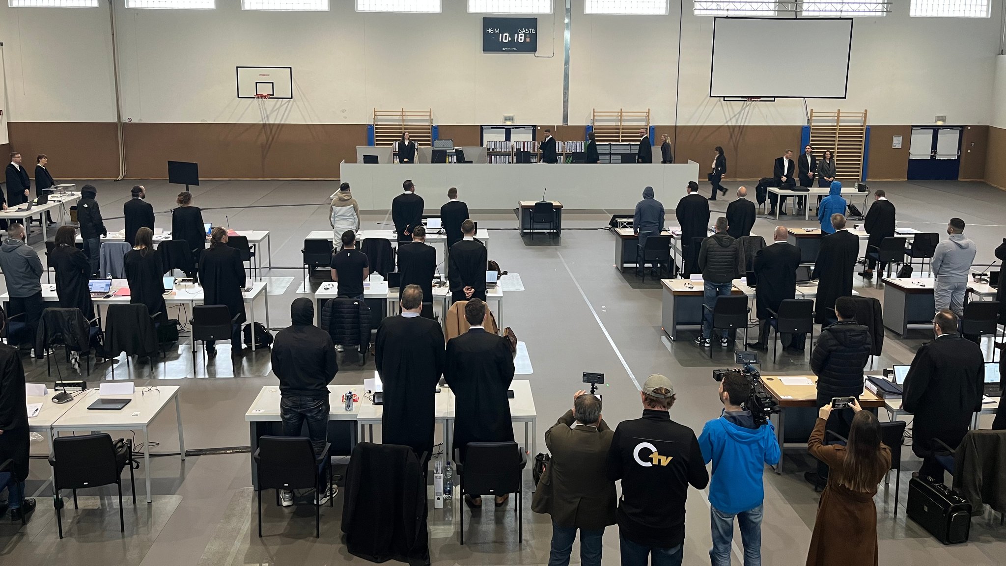 "Geldautomatensprenger-Prozess" in Bamberg - Aufnahmen vom 08.05.24