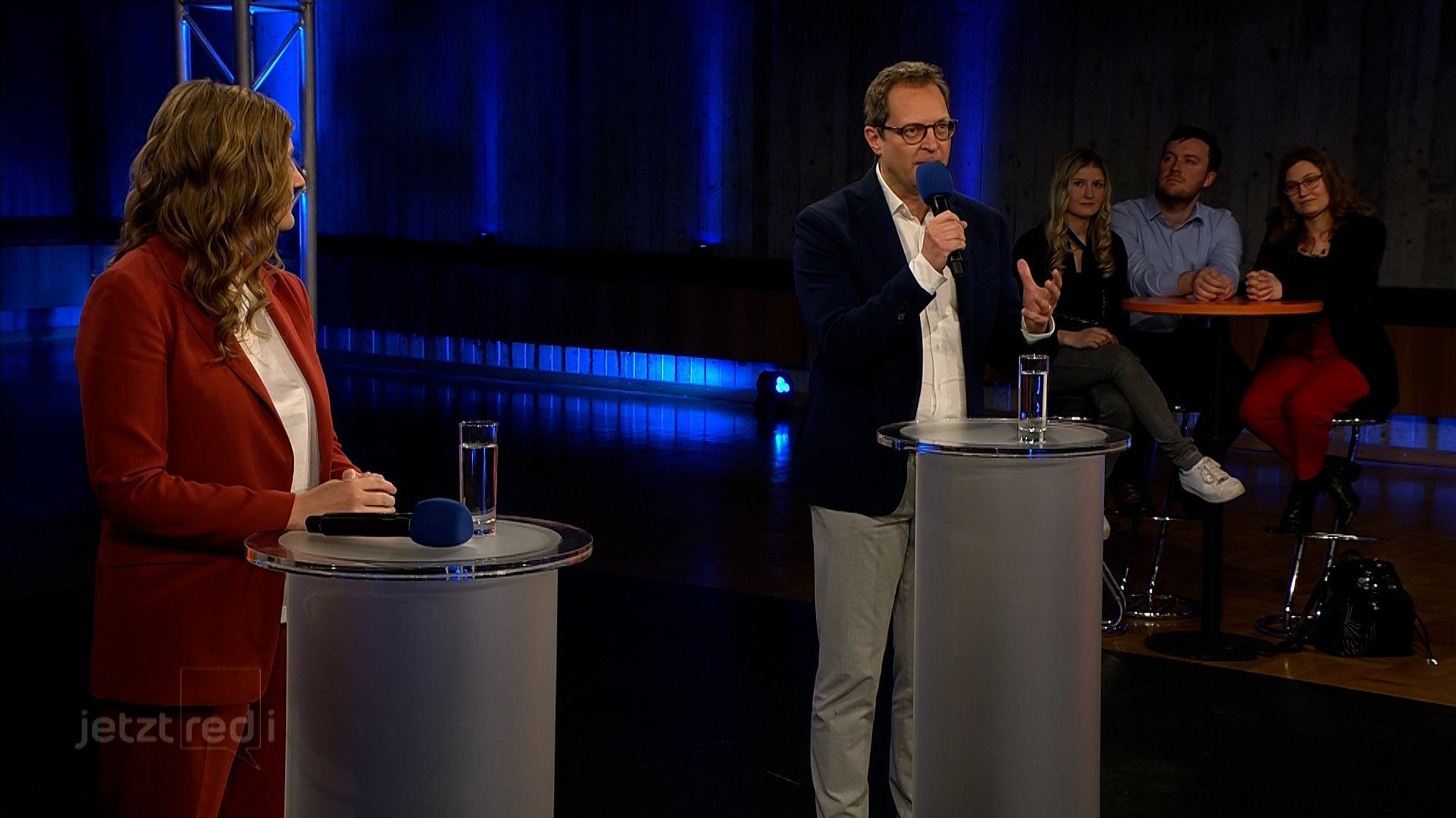 Carmen Wegge und Martin Huber bei jetzt red i