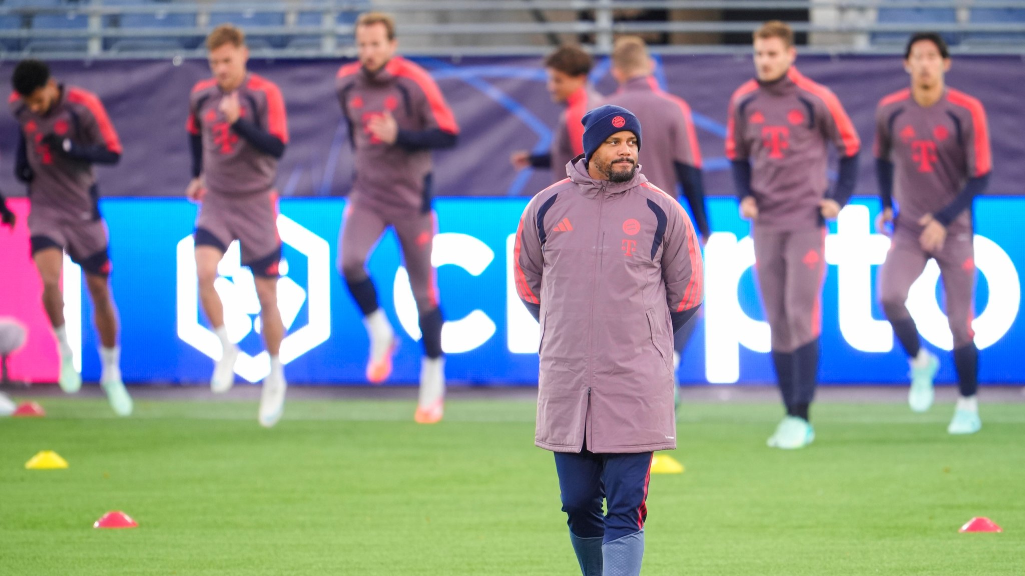 FC Bayern beim Abschlusstraining vor dem Champions-League-Duell gegen Stavanger 