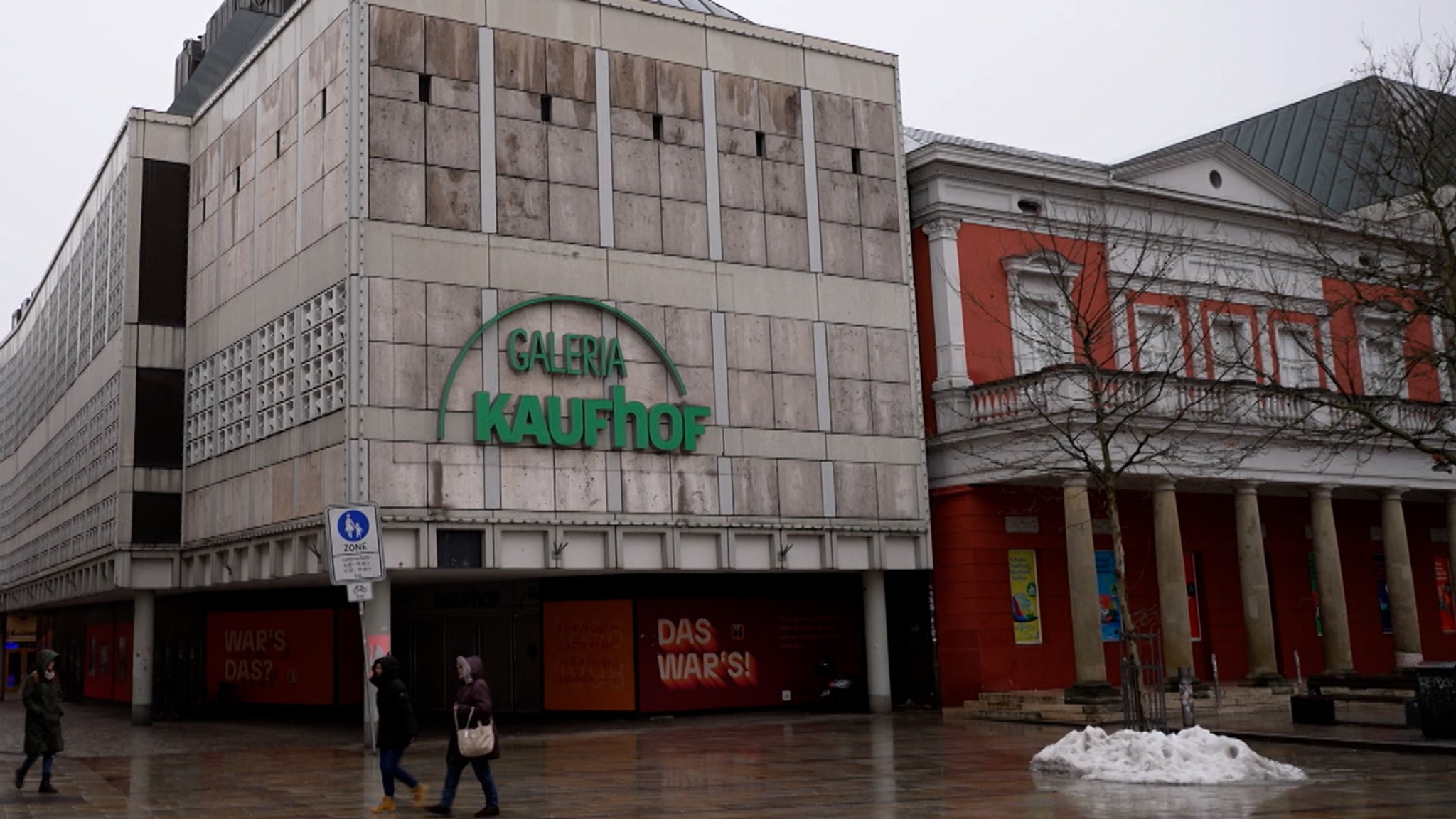 Das ehemalige Kaufhof-Gebäude in Regensburg