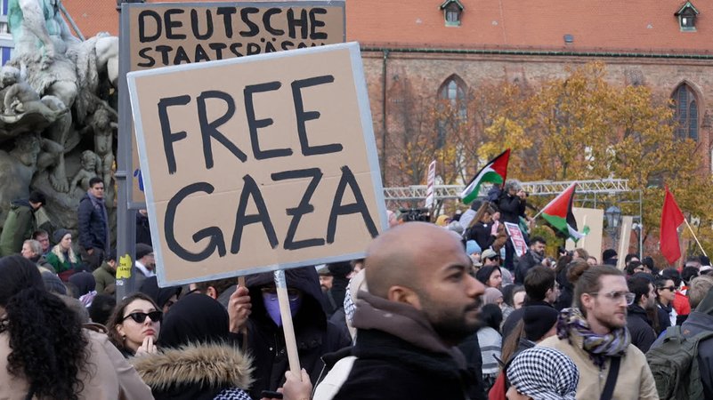 Pro-Palästina Kundgebung in Berlin