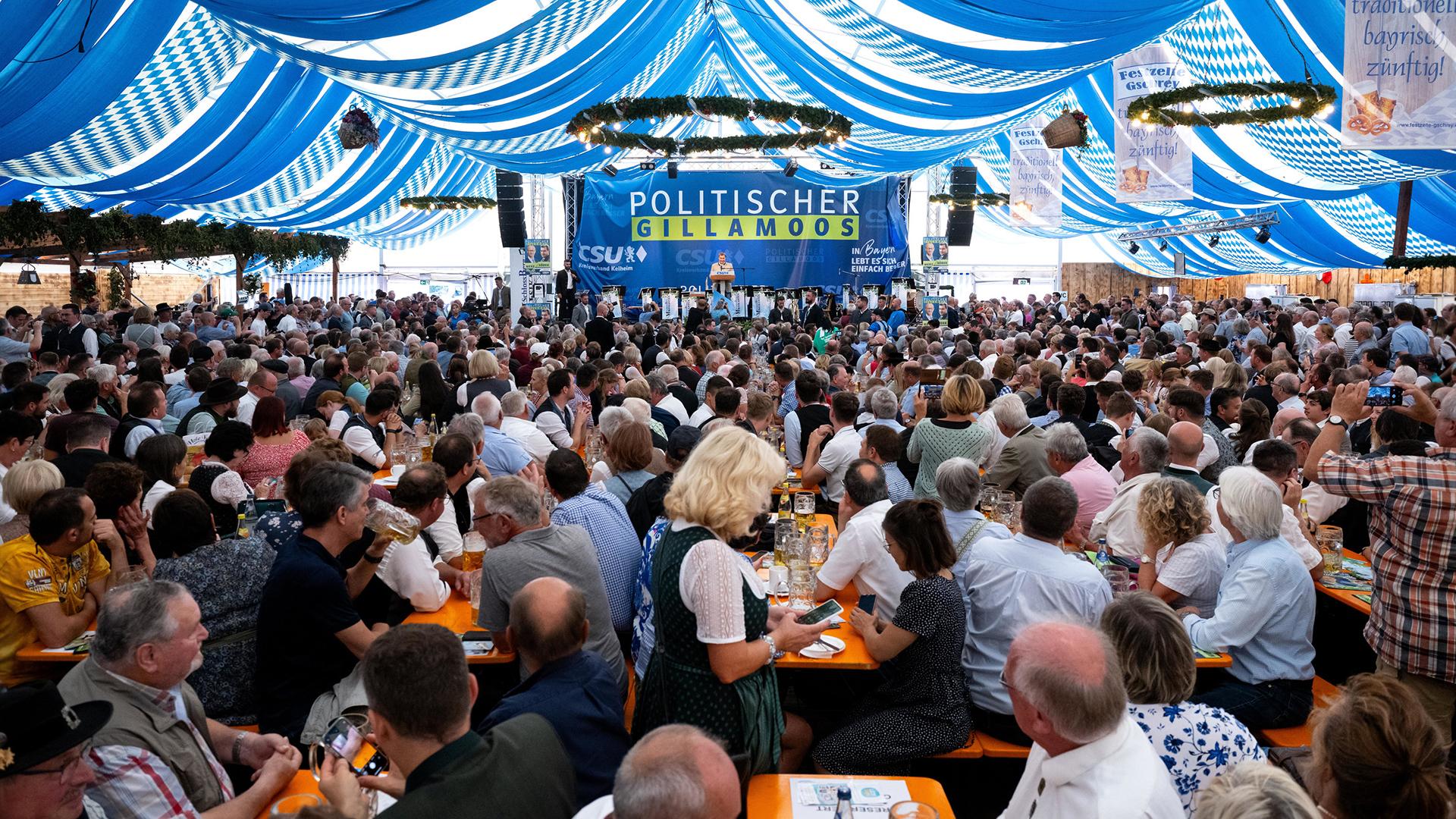 Die Landtagswahlen in Sachsen und Thüringen auf dem Gillamoos