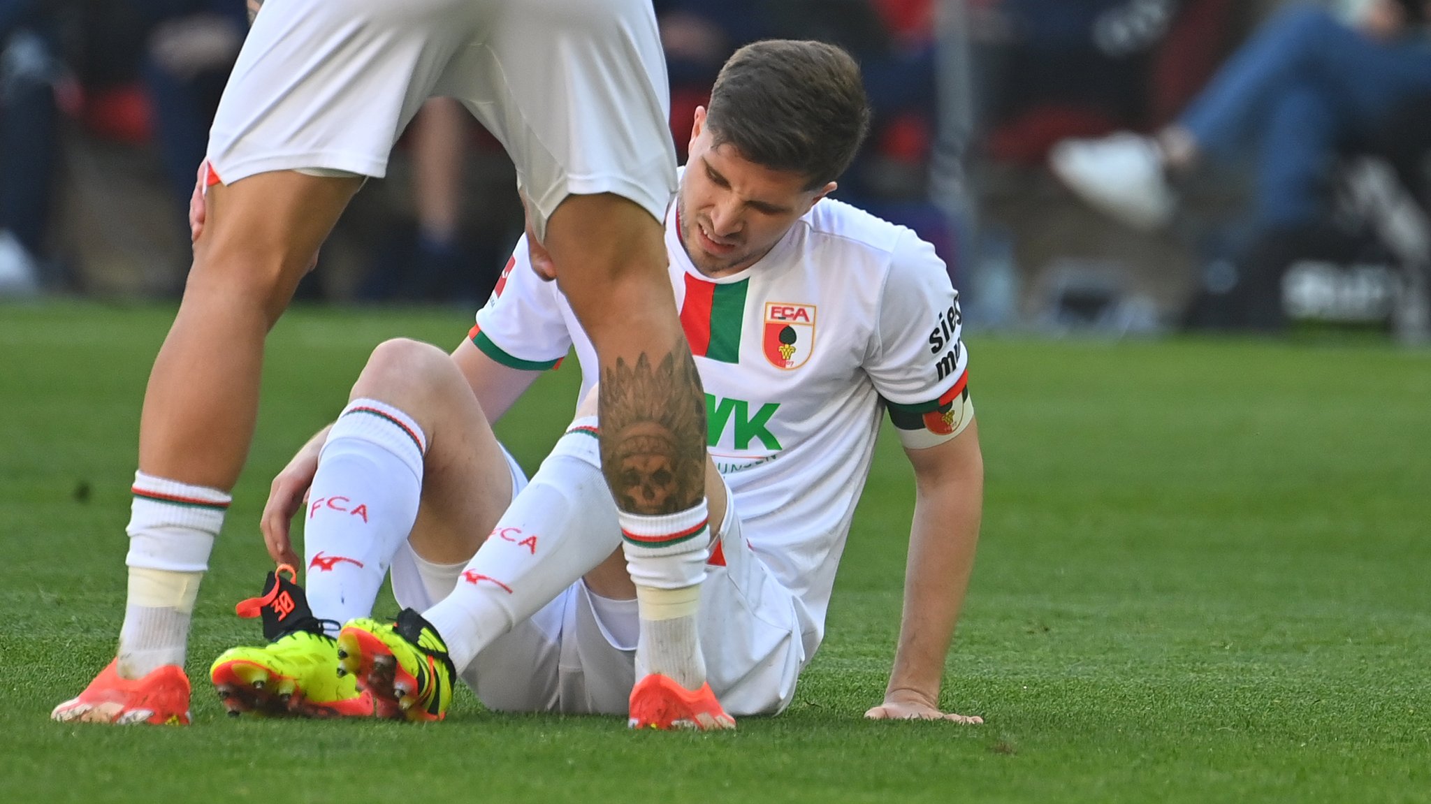 Elvis Rexhbecaj beim Spiel gegen den 1. FC Köln