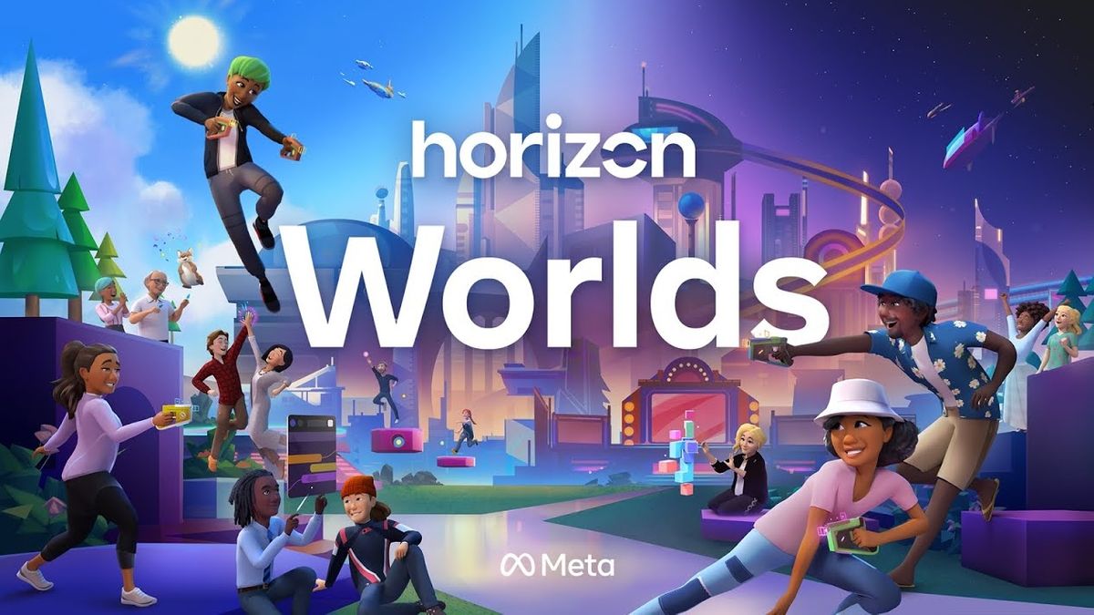 Horizon Worlds, die VR-Plattform von Meta.
