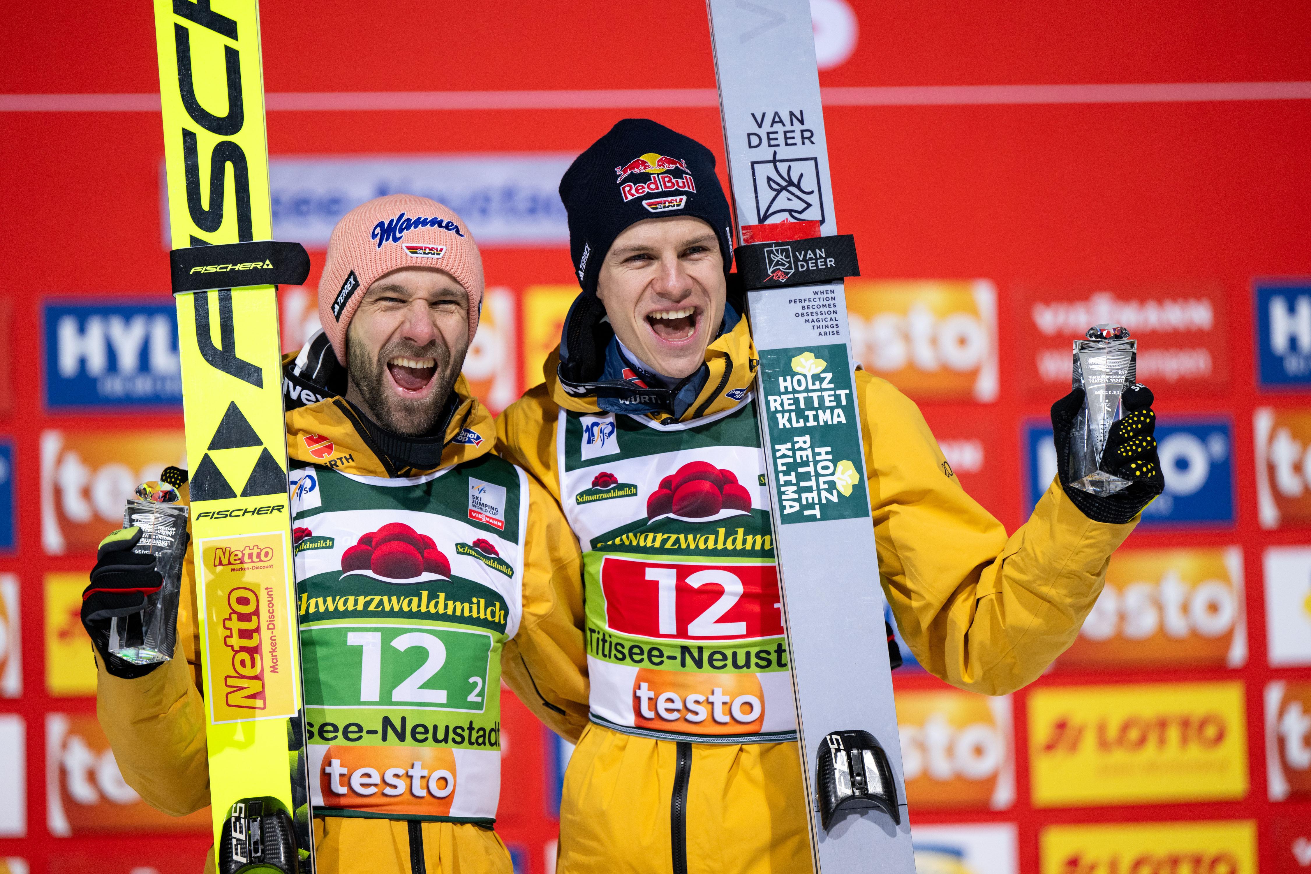 Andreas Wellinger und Pius Paschke