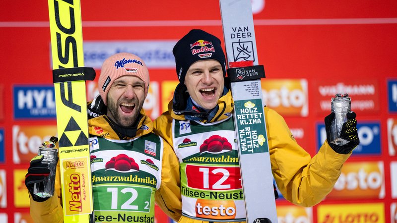 Andreas Wellinger und Pius Paschke | Bild: picture-alliance/dpa Andreas Wellinger und Pius Paschke