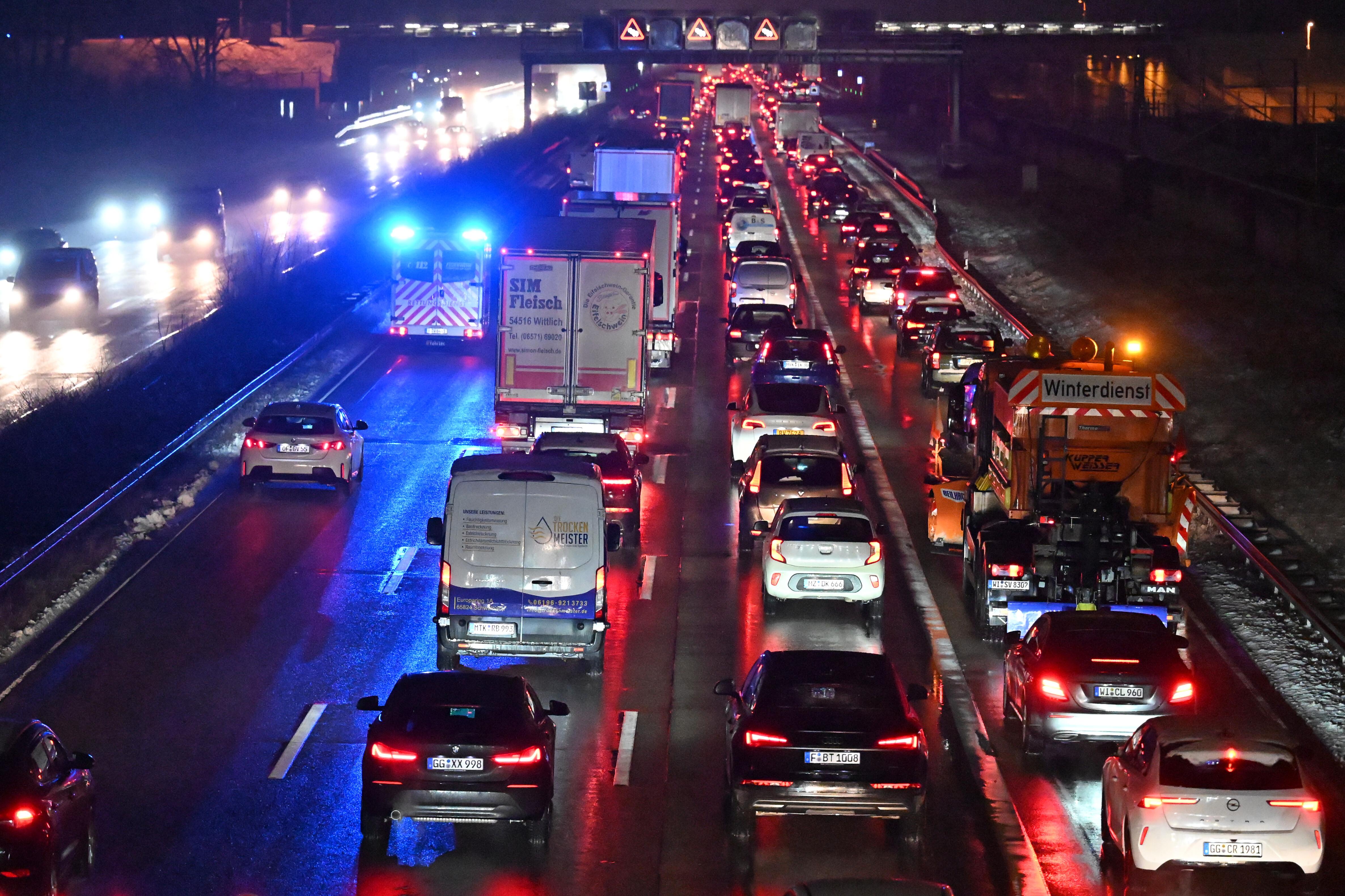 Wintereinbruch in Hessen