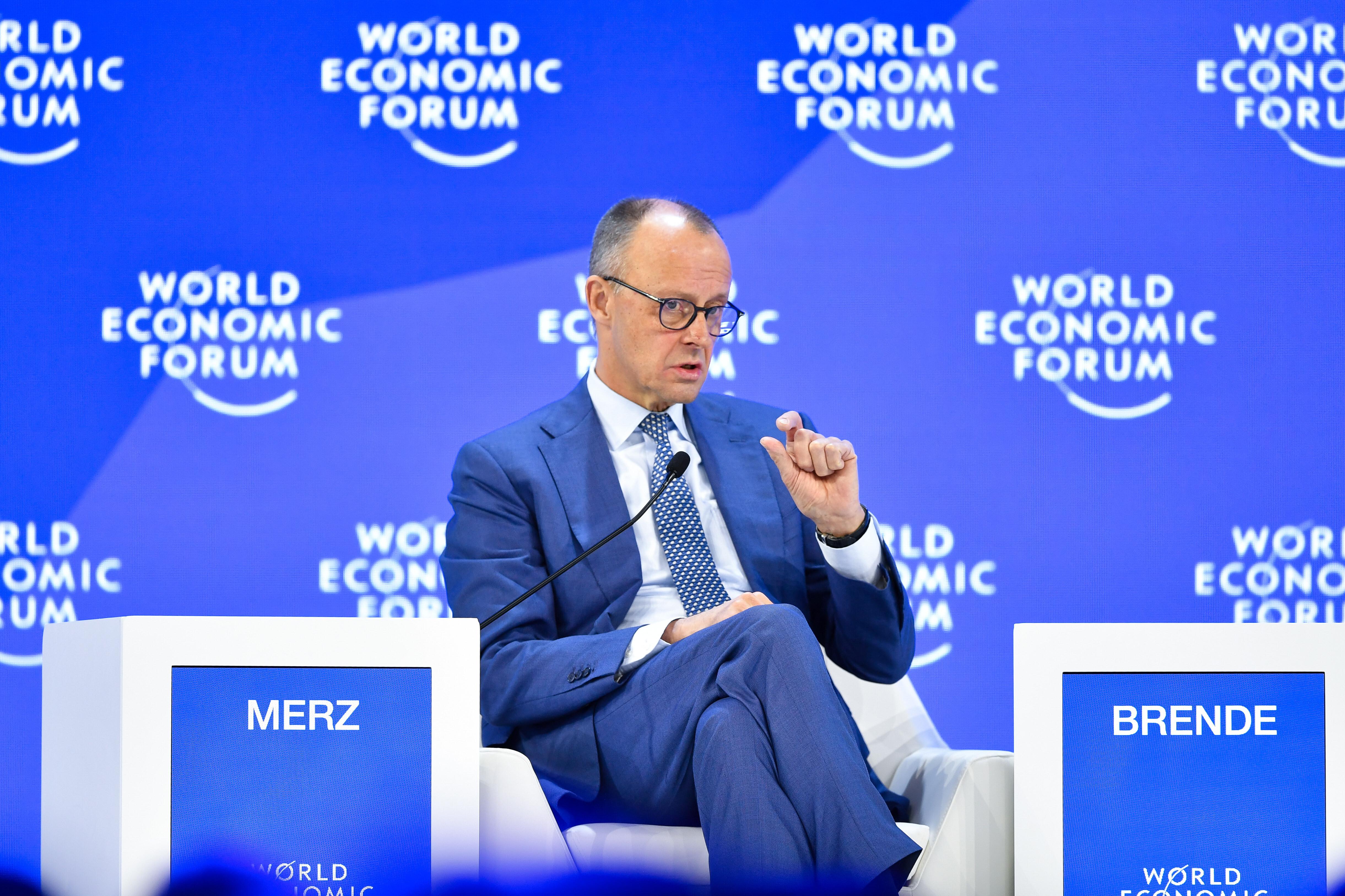 Merz in Davos