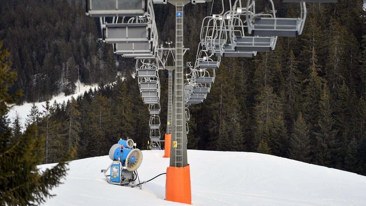 Jetzt stehen die Lifte still im Skigebiet Garmisch Classic 