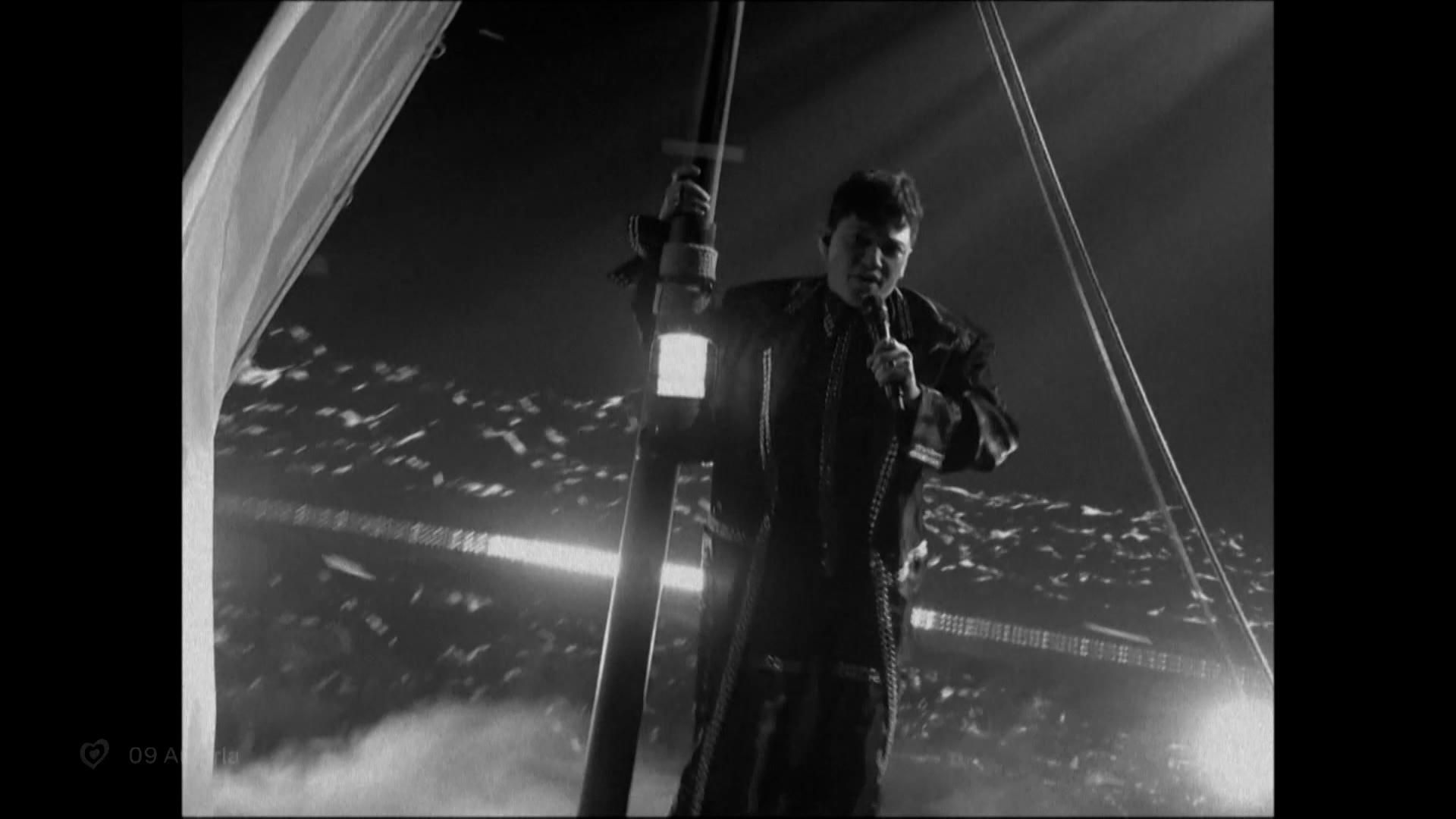 Der österreichische Opernsänger JJ bei seinem ESC-Act.