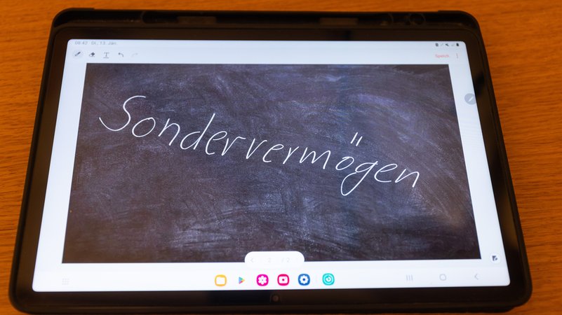 Der Begriff "Sondervermögen" ist zum "Unwort des Jahres" 2025 gekürt worden. | Bild: picture alliance/dpa | Christian Lademan Der Begriff "Sondervermögen" ist zum "Unwort des Jahres" 2025 gekürt worden.