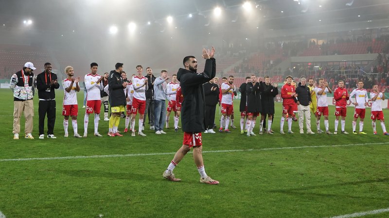 Jahn-Matchwinner Rasim Bulic | Bild: picture-alliance/dpa Jahn-Matchwinner Rasim Bulic