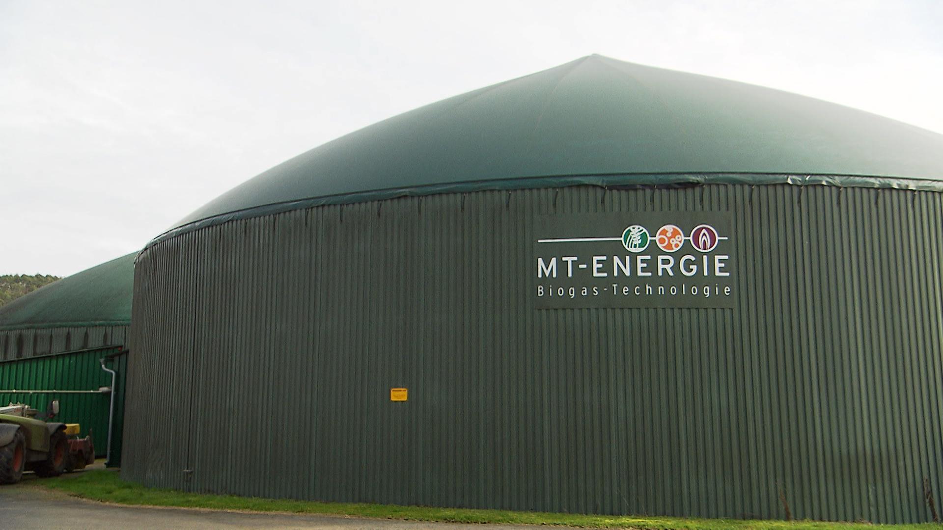 Biogasanlage in Unsleben im Lkr. Rhön-Grabfeld