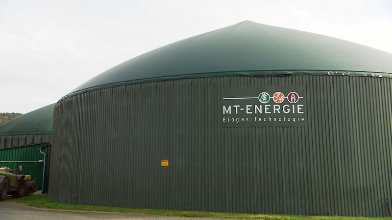 Biogasanlage in Unsleben im Lkr. Rhön-Grabfeld