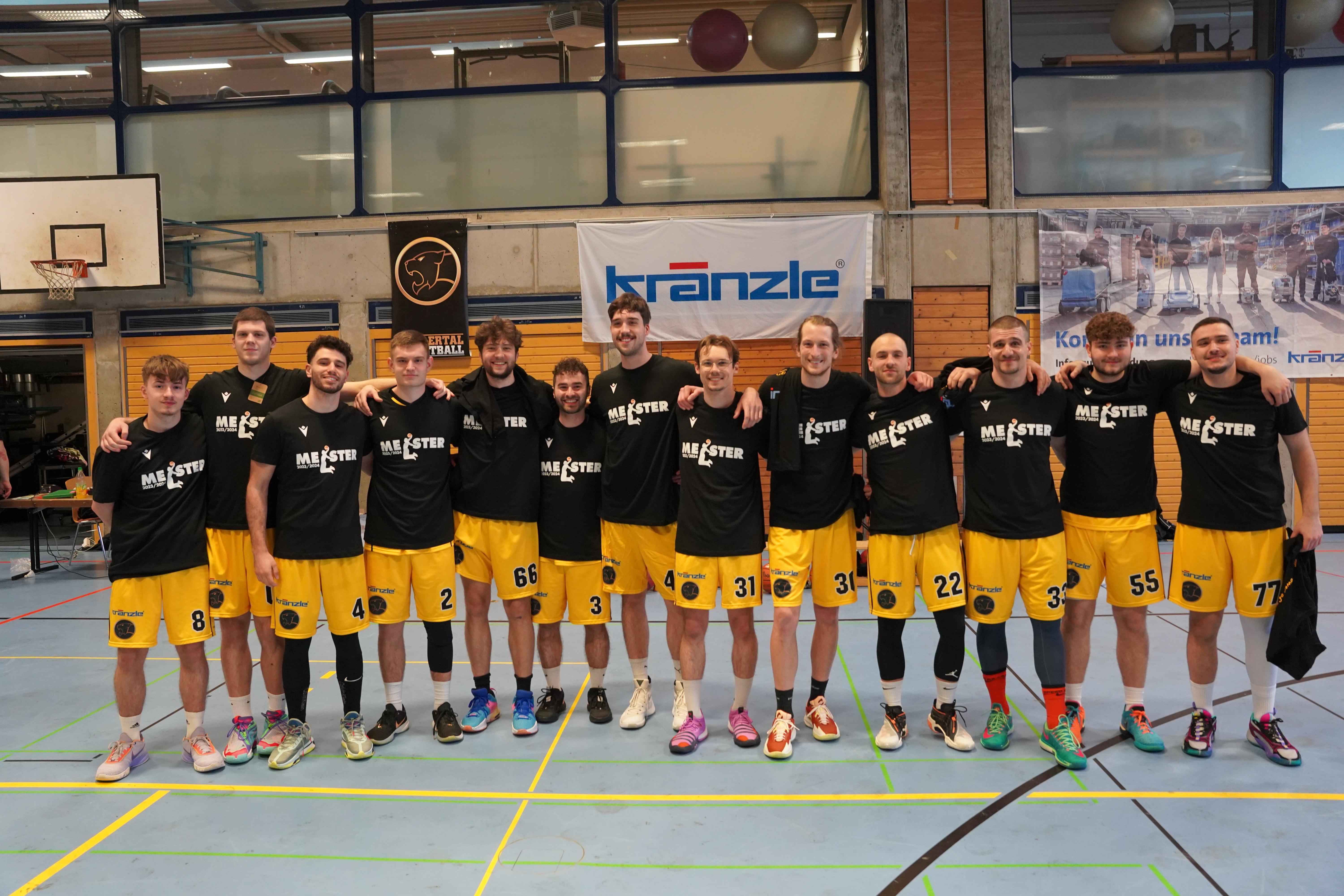 Das siegreiche Basketball-Team der BG Illertal.