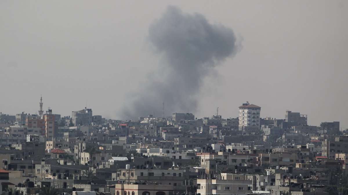 Rauch über Rafah (Archivbild)