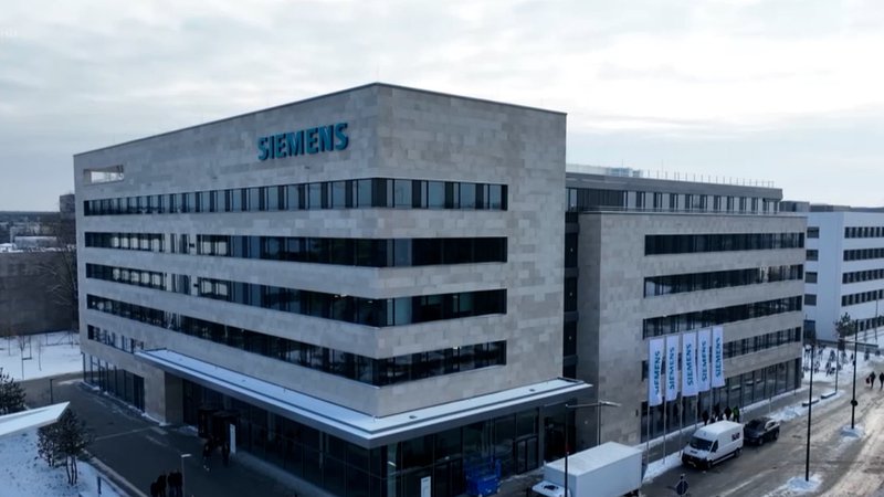 Siemensgebäude in Erlangen.