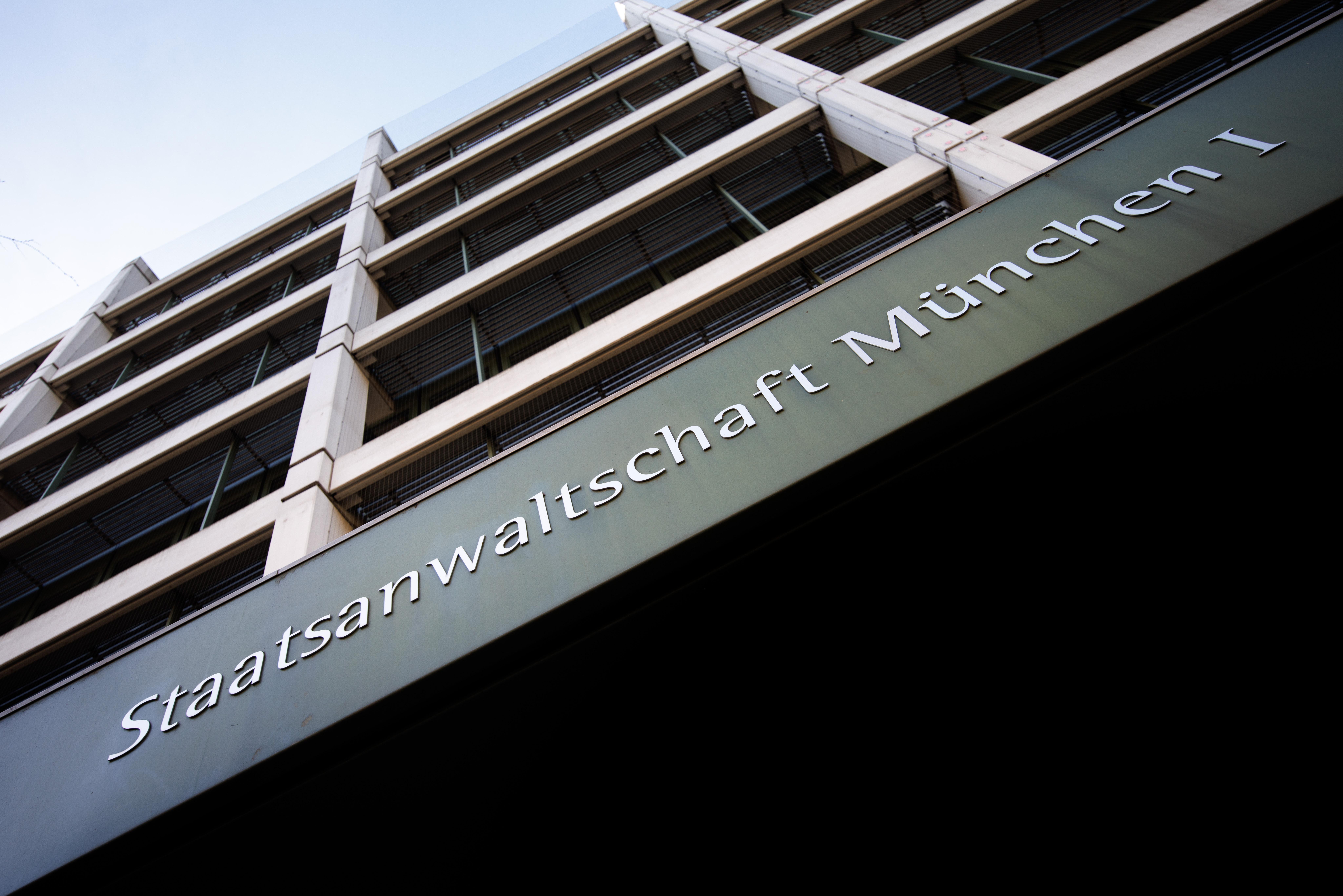 Symbolbild: Der Schriftzug Staatsanwaltschaft München