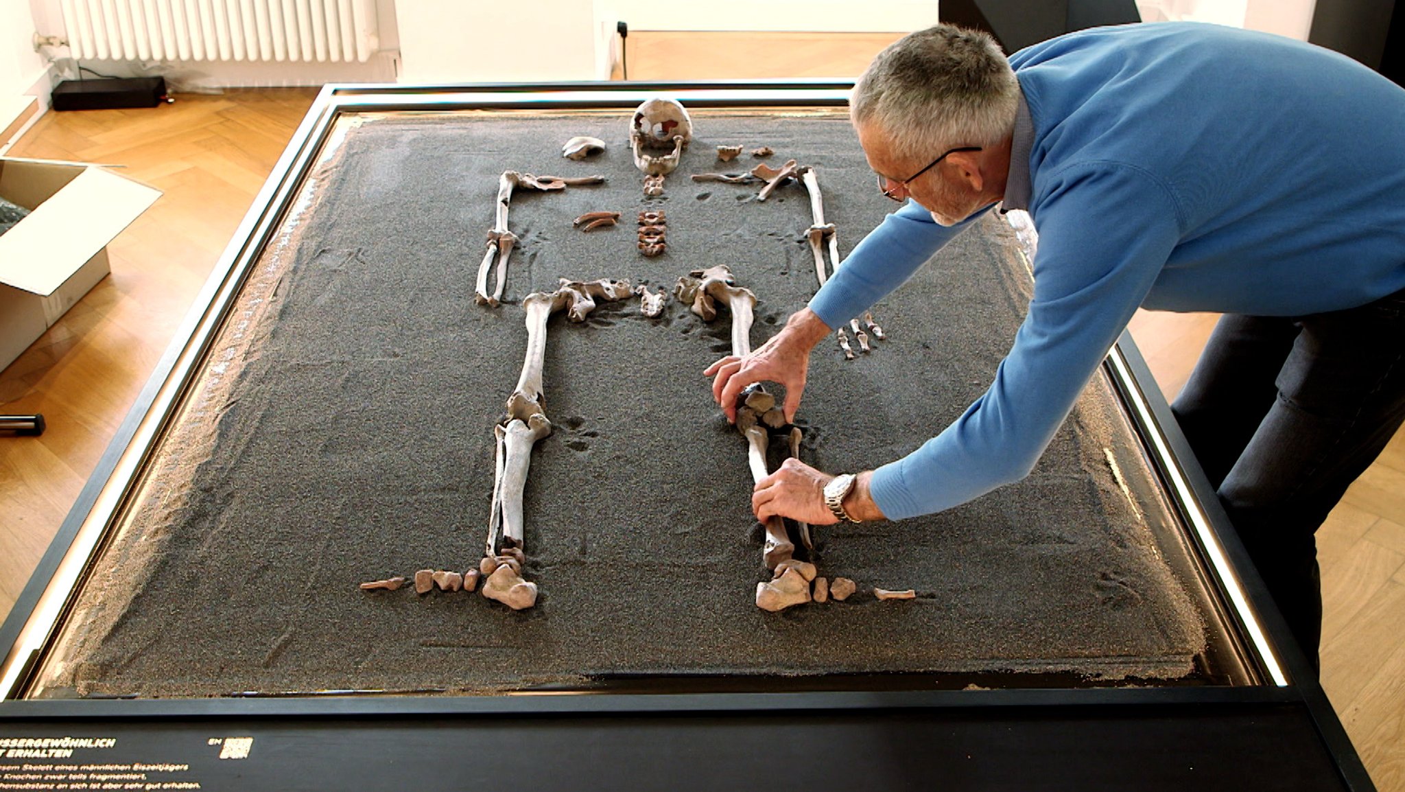 1913 gab es in Bayern einen spektakulären Fund: Knochen eines Mannes, die rund 30.000 Jahre älter sind, als die von "Ötzi".