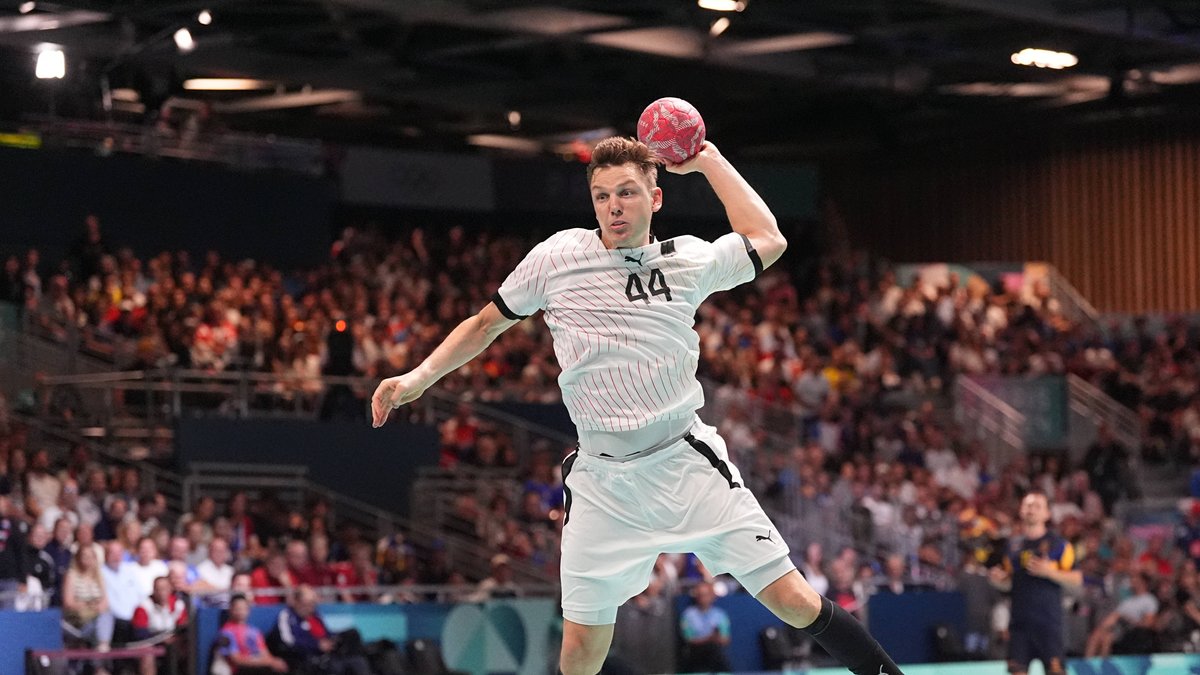 Christoph Steinert (HC Erlangen) beim olympischen Handball-Turnier