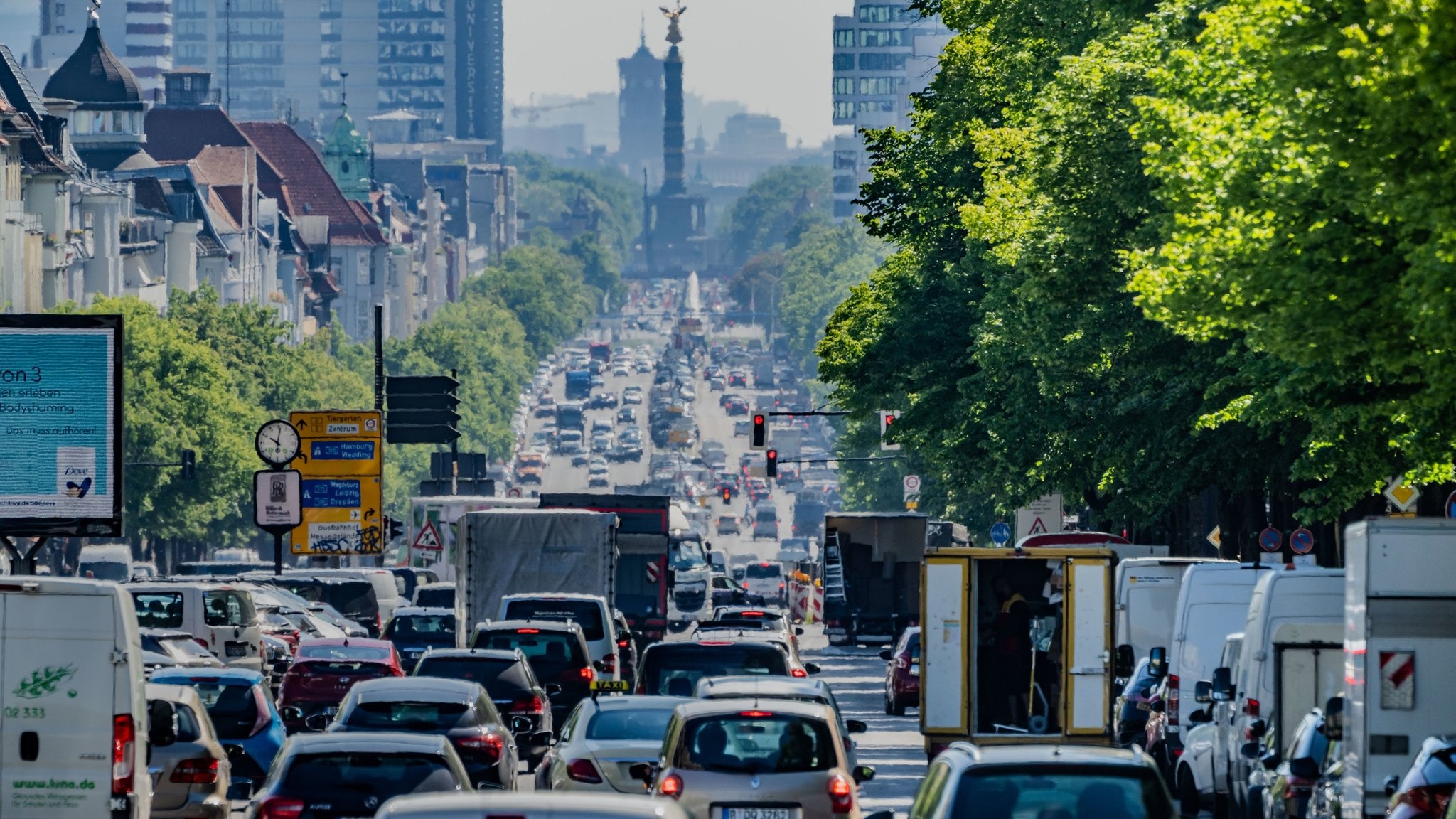 Stau im Berliner Berufsverkehr 