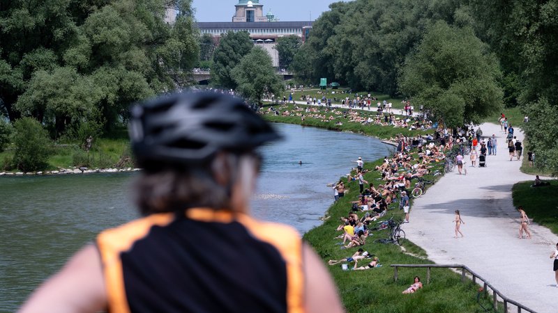 Frühlingswetter in München | Bild: DPA Frühlingswetter in München