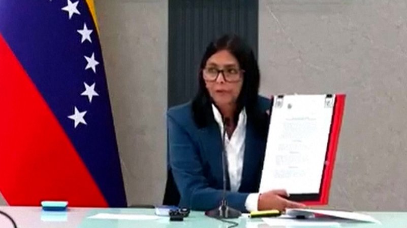 Venezuelas Interims-Präsidentin Rodriguez | Bild: BR Venezuelas Interims-Präsidentin Rodriguez