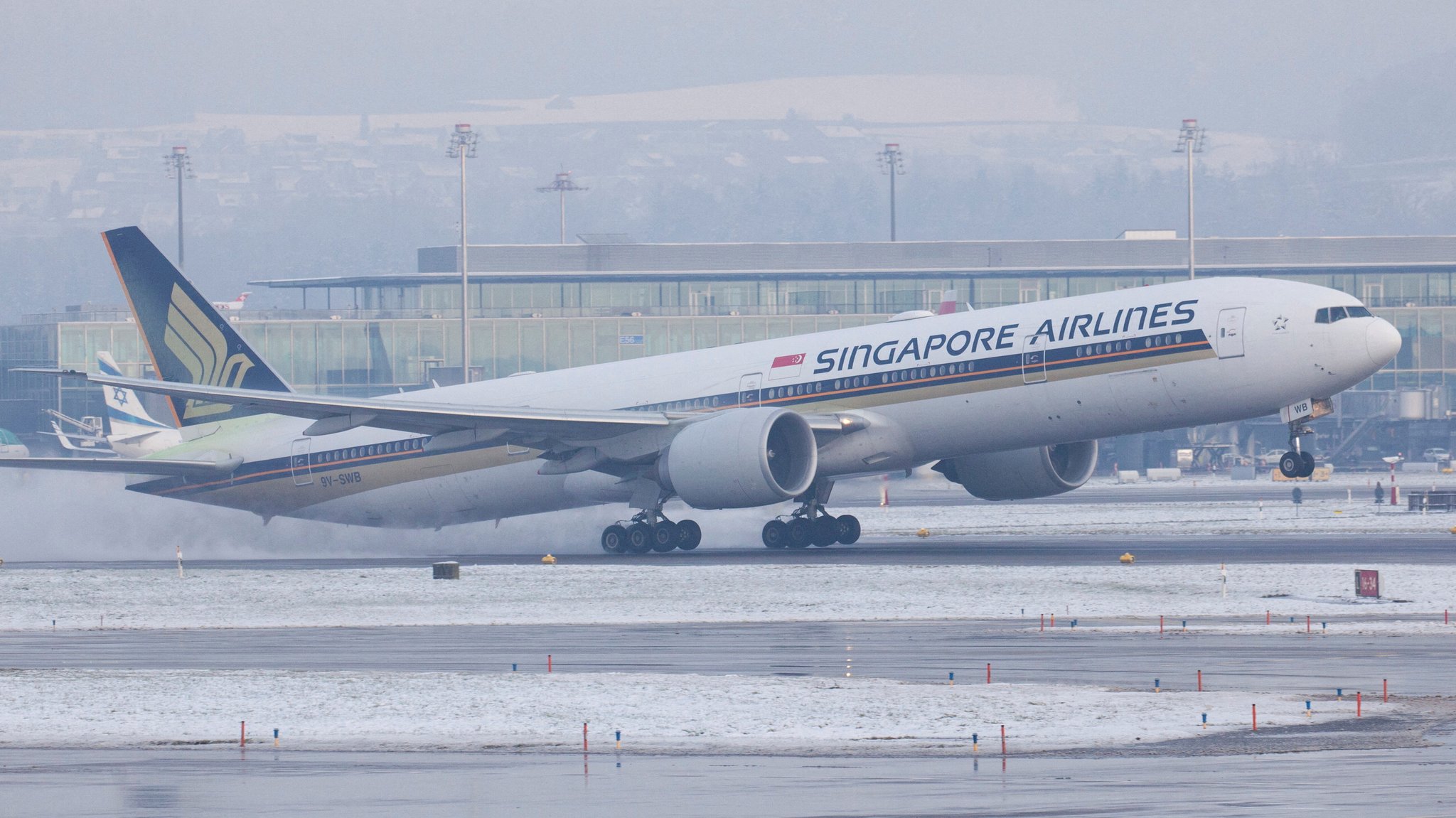 Eine Boeing 777 der Singapore Airlines (Archiv)